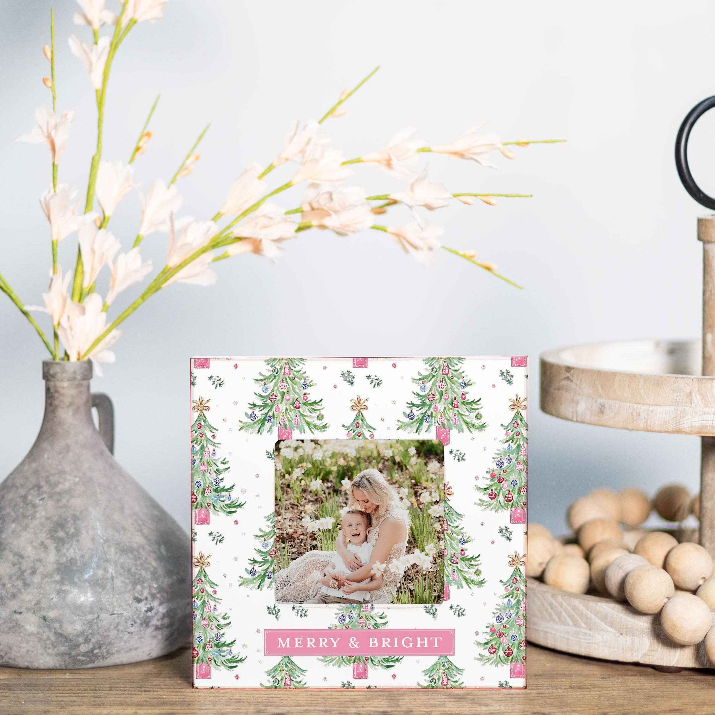 Simply Square Frame-Blush & Baubles Christmas - Image 2