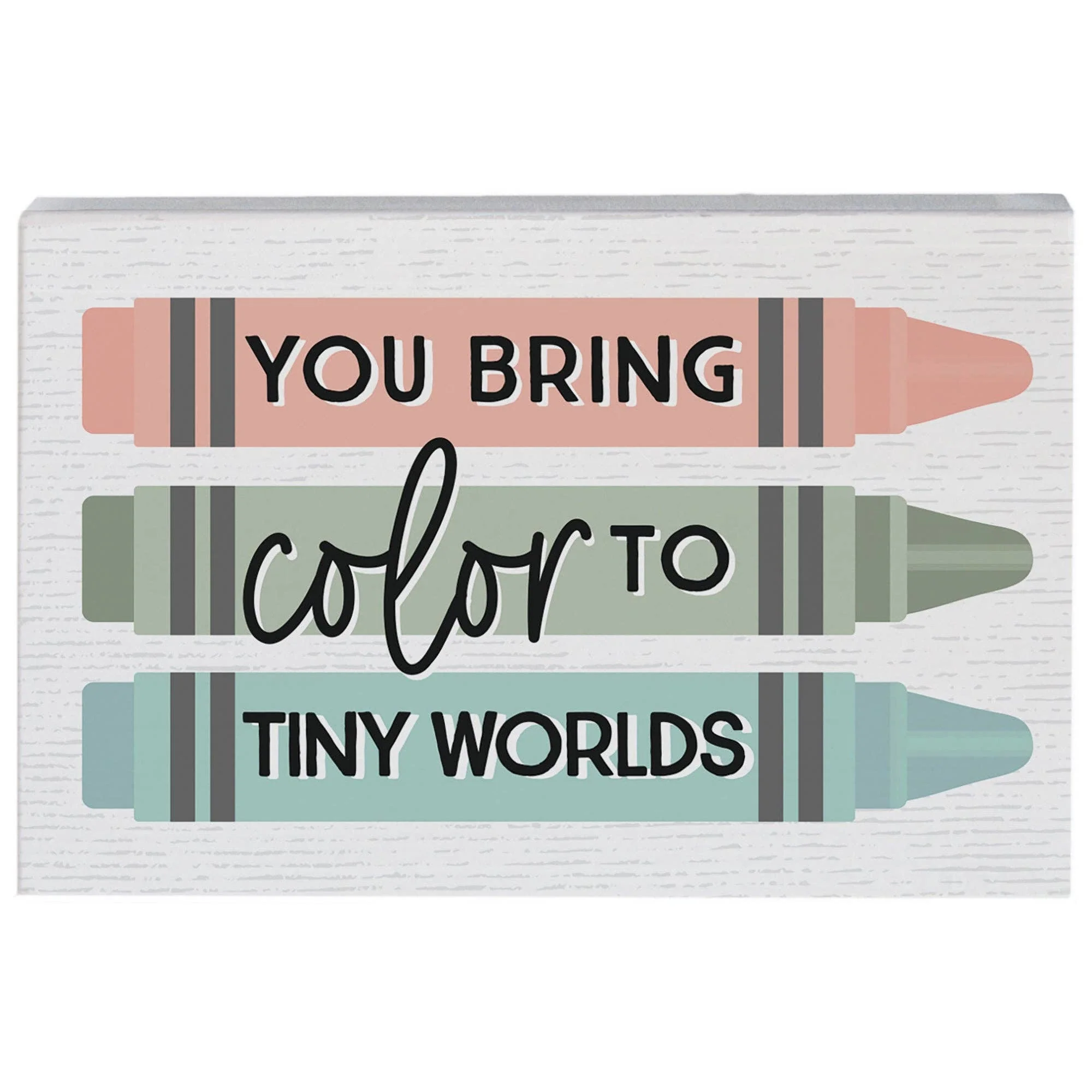 Bring Color Crayons - Small Talk Rectangle