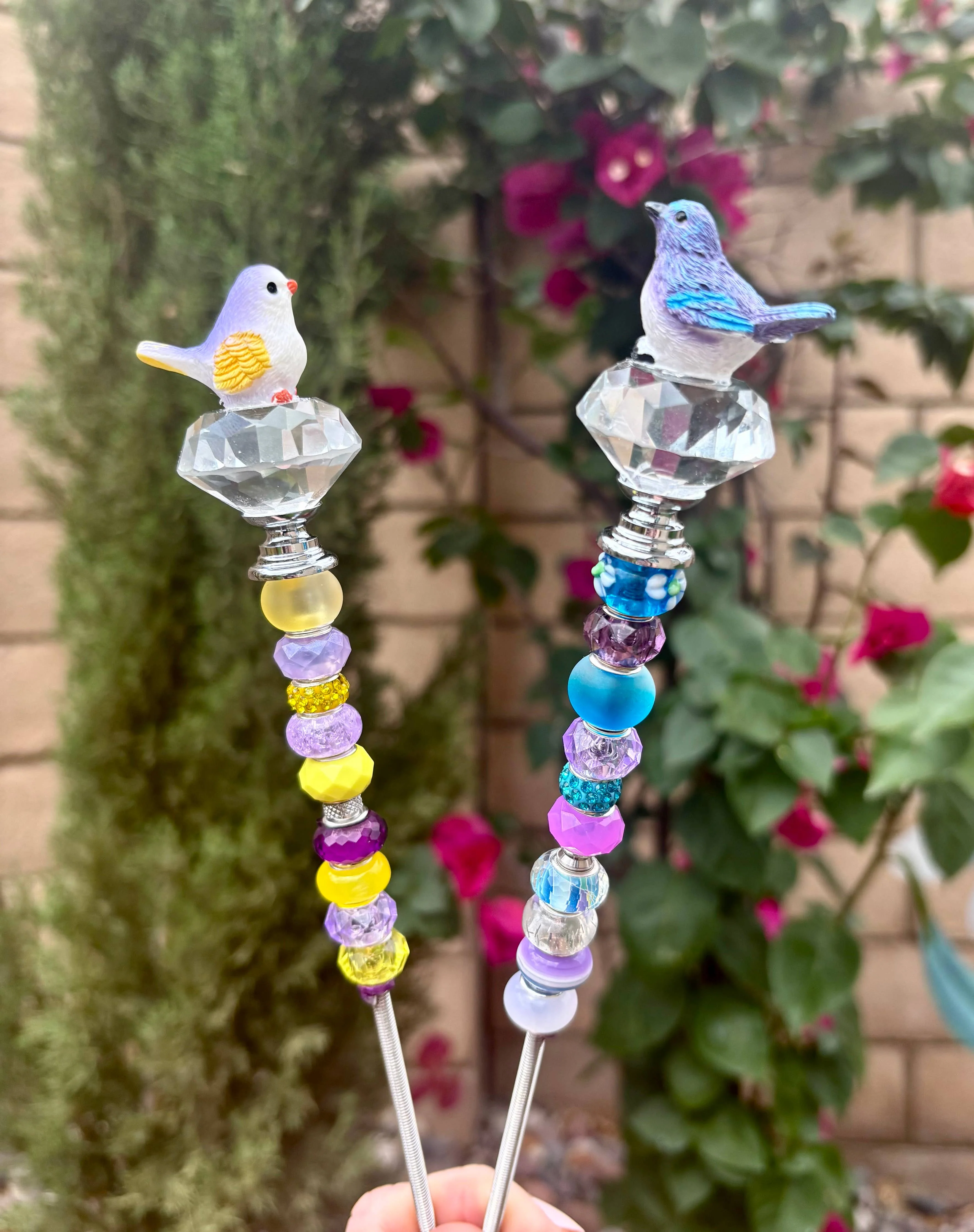 Small Bird Garden and Plant Stake -Assorted -Sold separately - Image 3