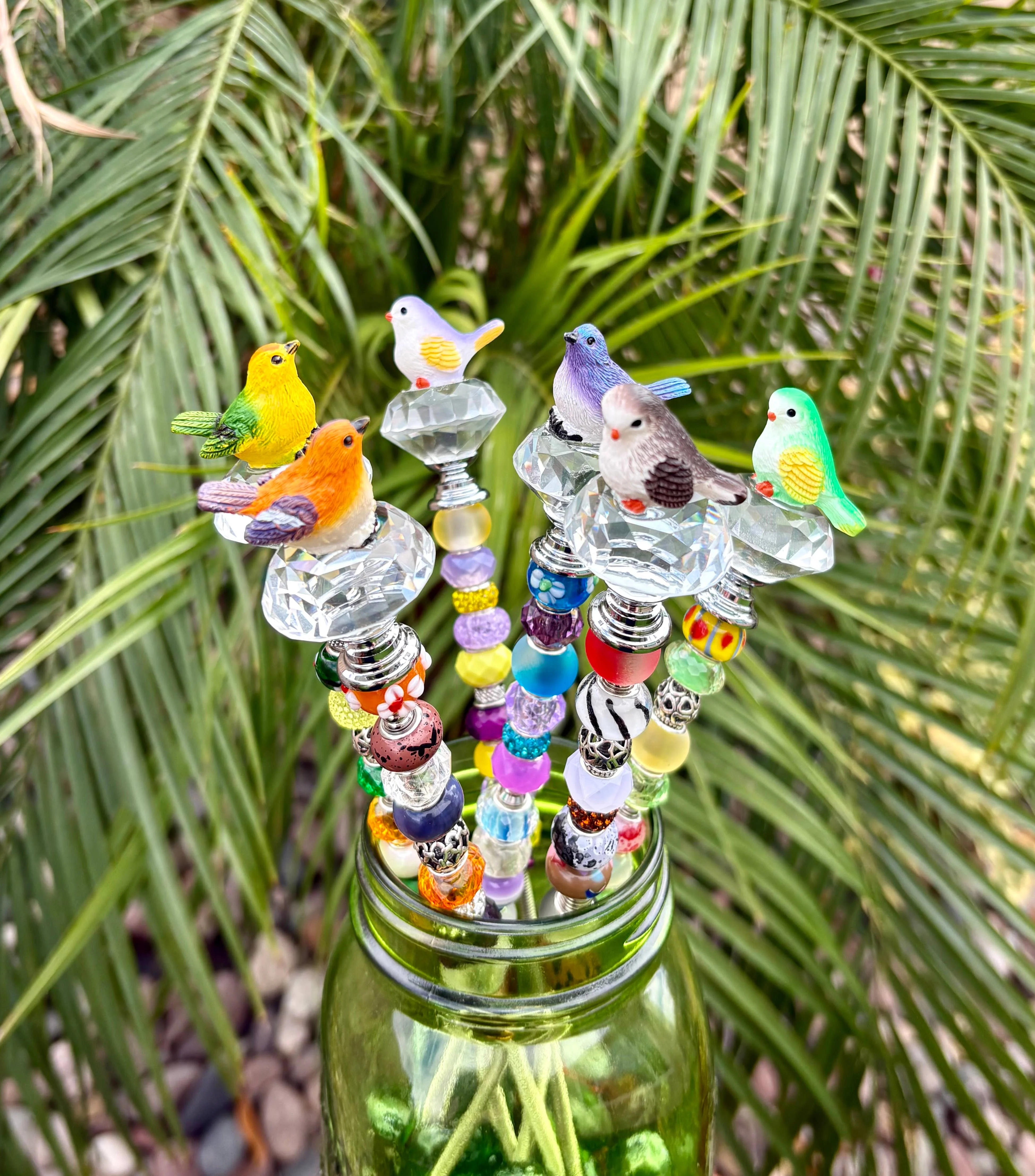 Small Bird Garden and Plant Stake -Assorted -Sold separately - Image 4