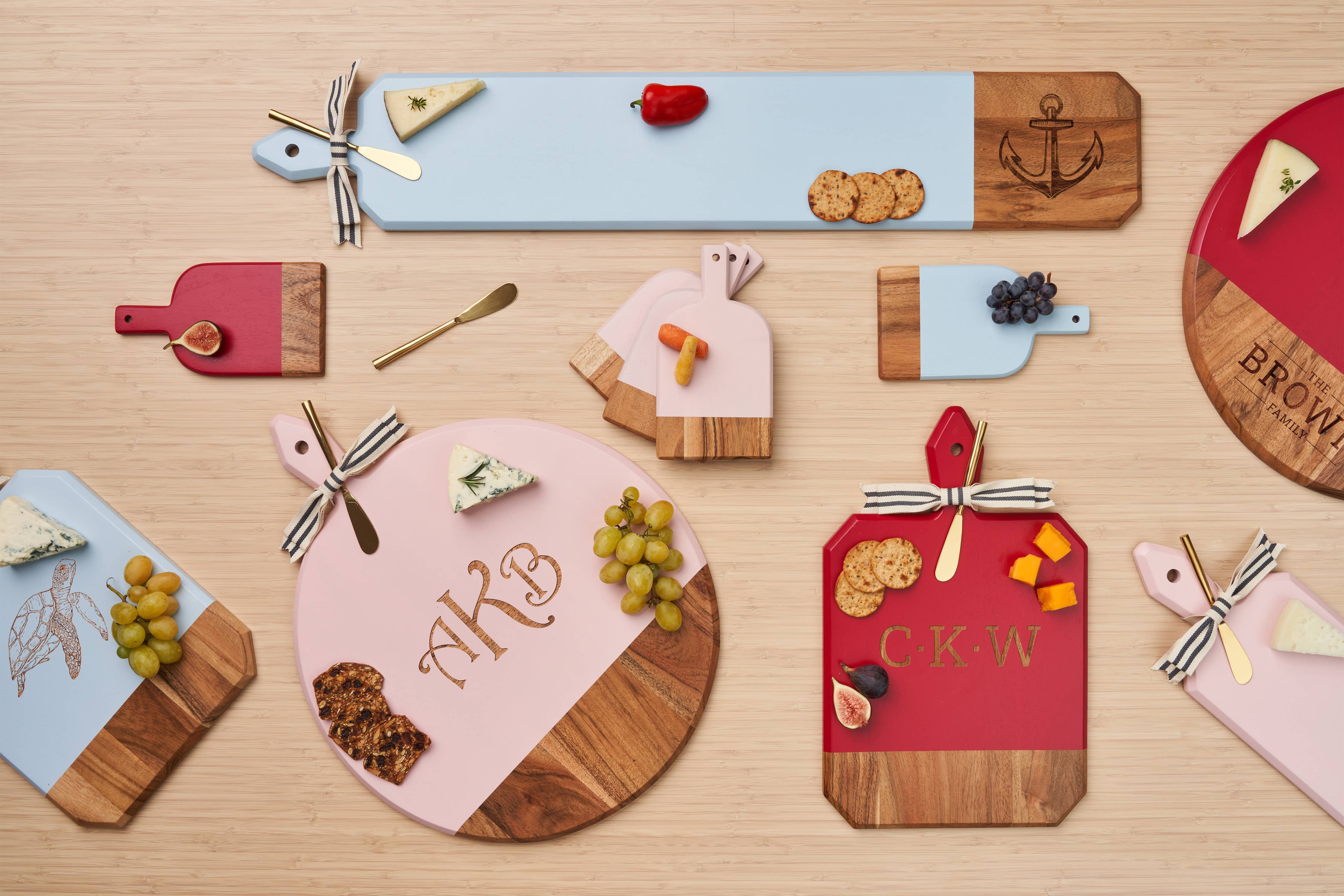 Acacia Heirloom Mini Cheese Board Set of 3 - 8x4.25" +ribbon - Image 11