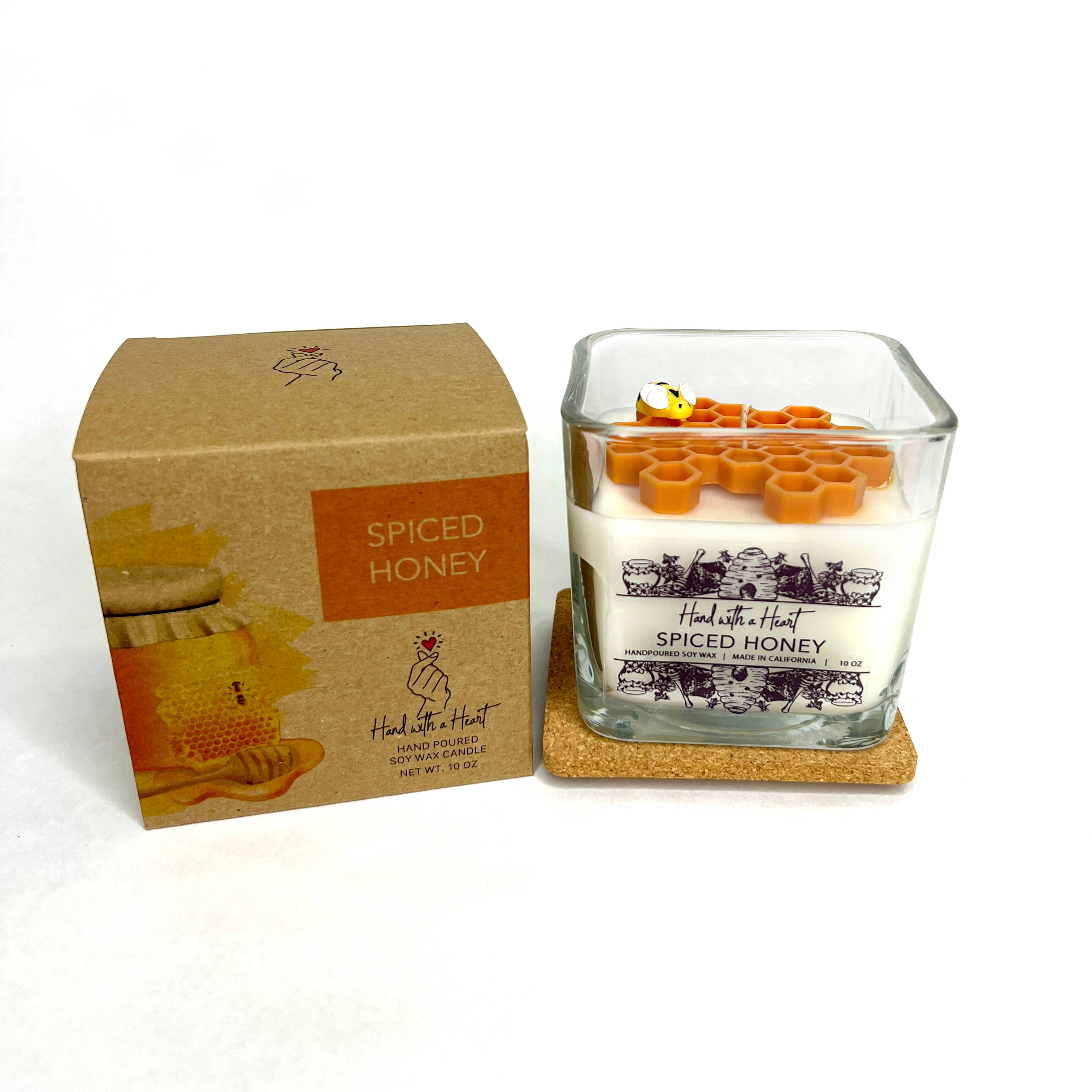 Spiced Honey Soy Wax Candle - Image 4