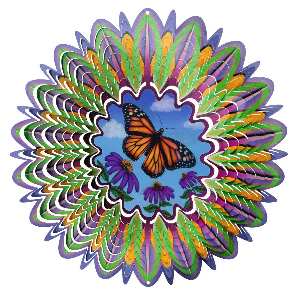 Animated Butterfly - Large Wind Spinner
