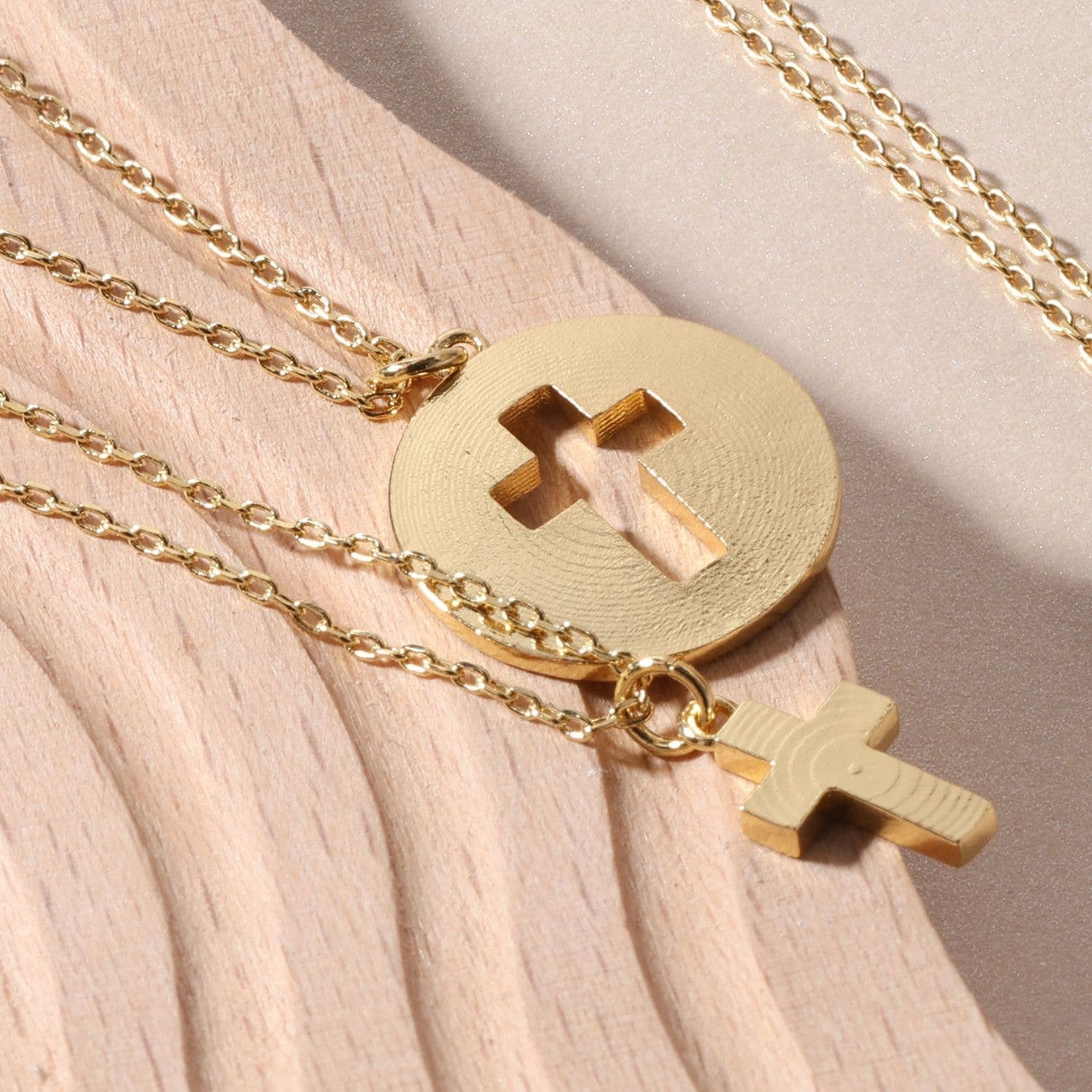 BFF Necklaces - Pair of Cross Necklaces - Image 5