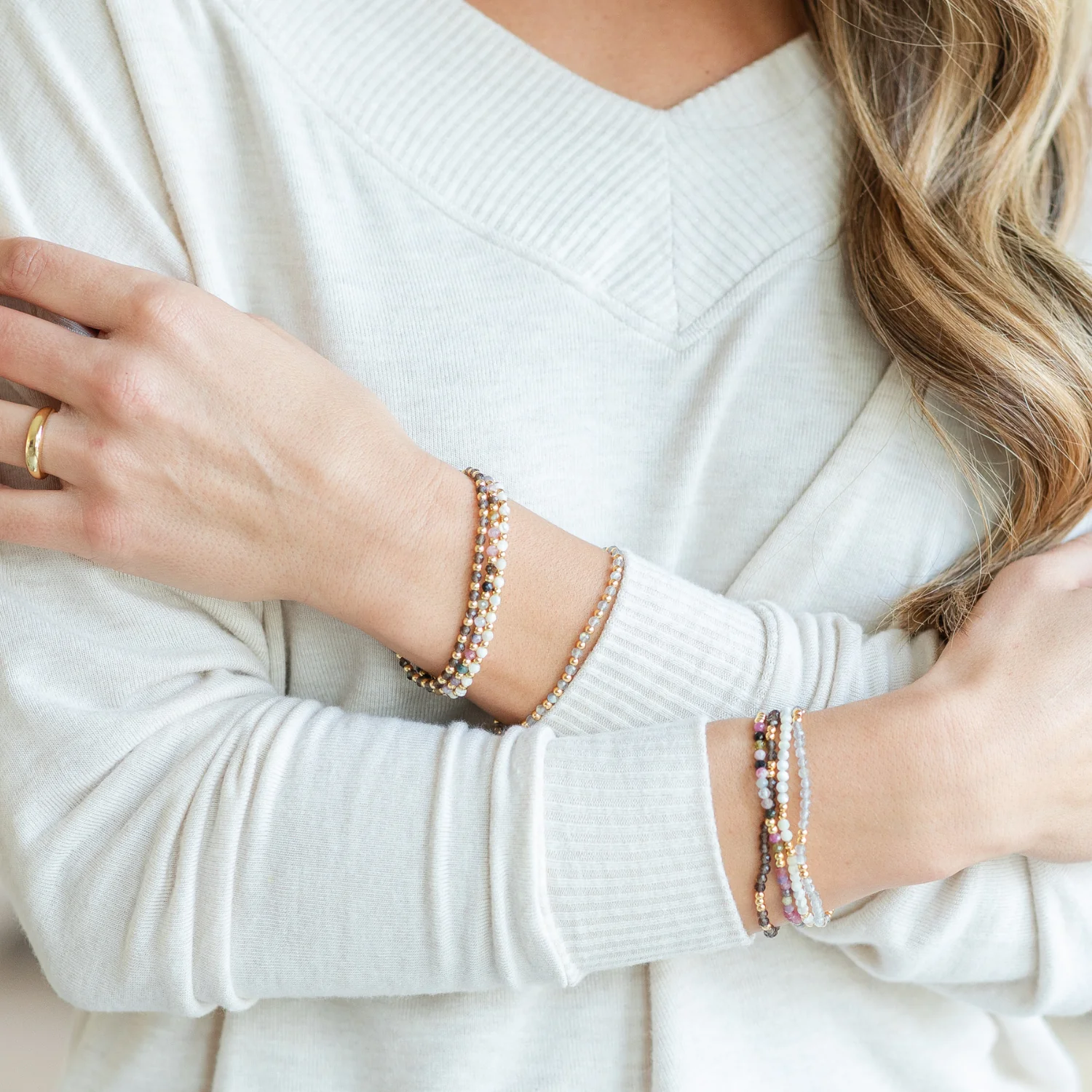 Stretch Bracelets With Beads - Image 3
