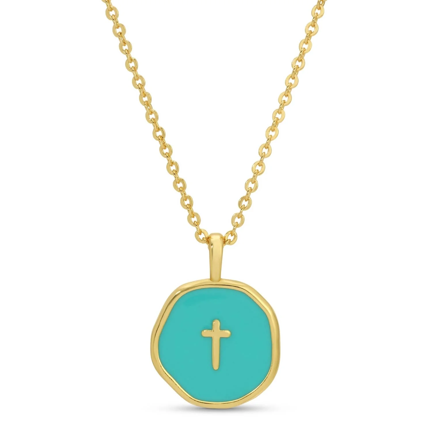 Tiny Cross Pendant Necklace - Image 10