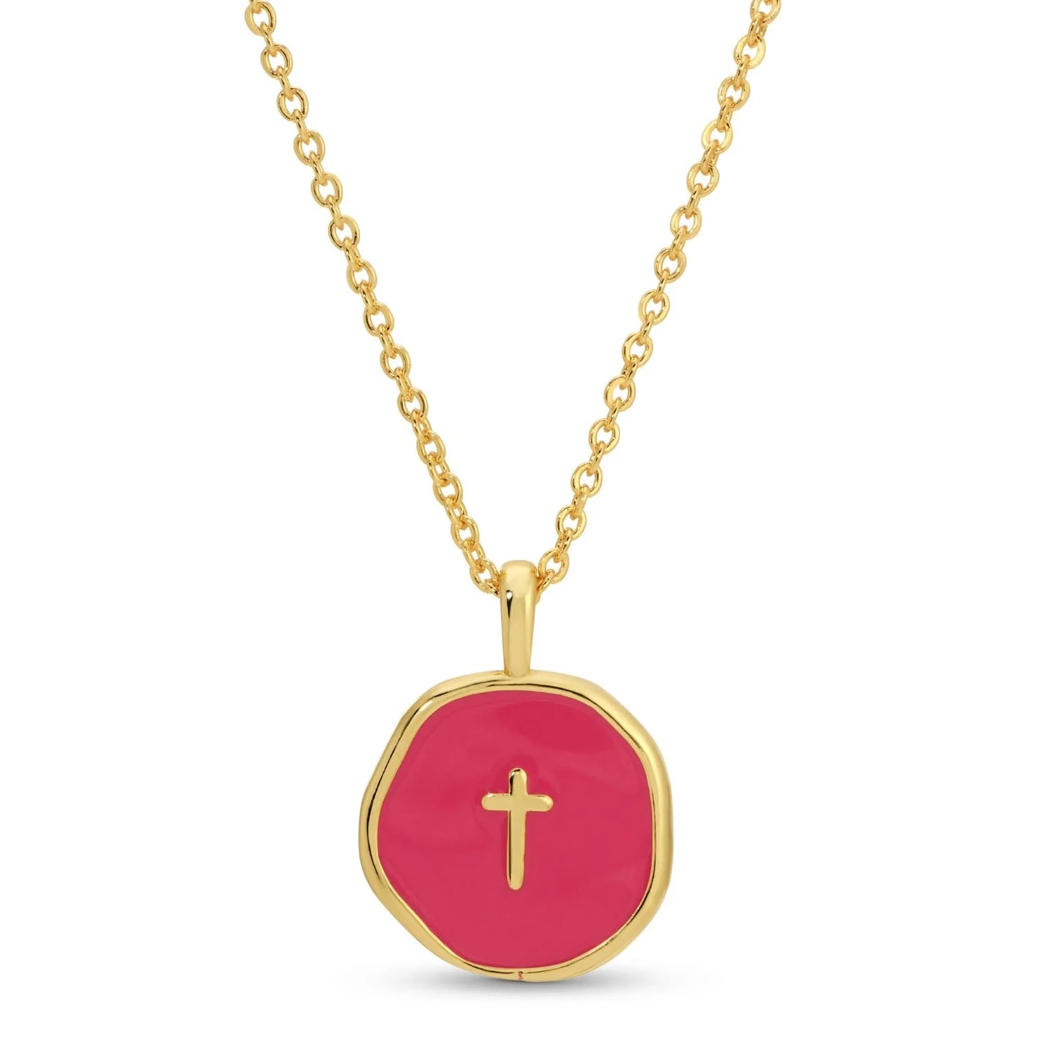 Tiny Cross Pendant Necklace - Image 11