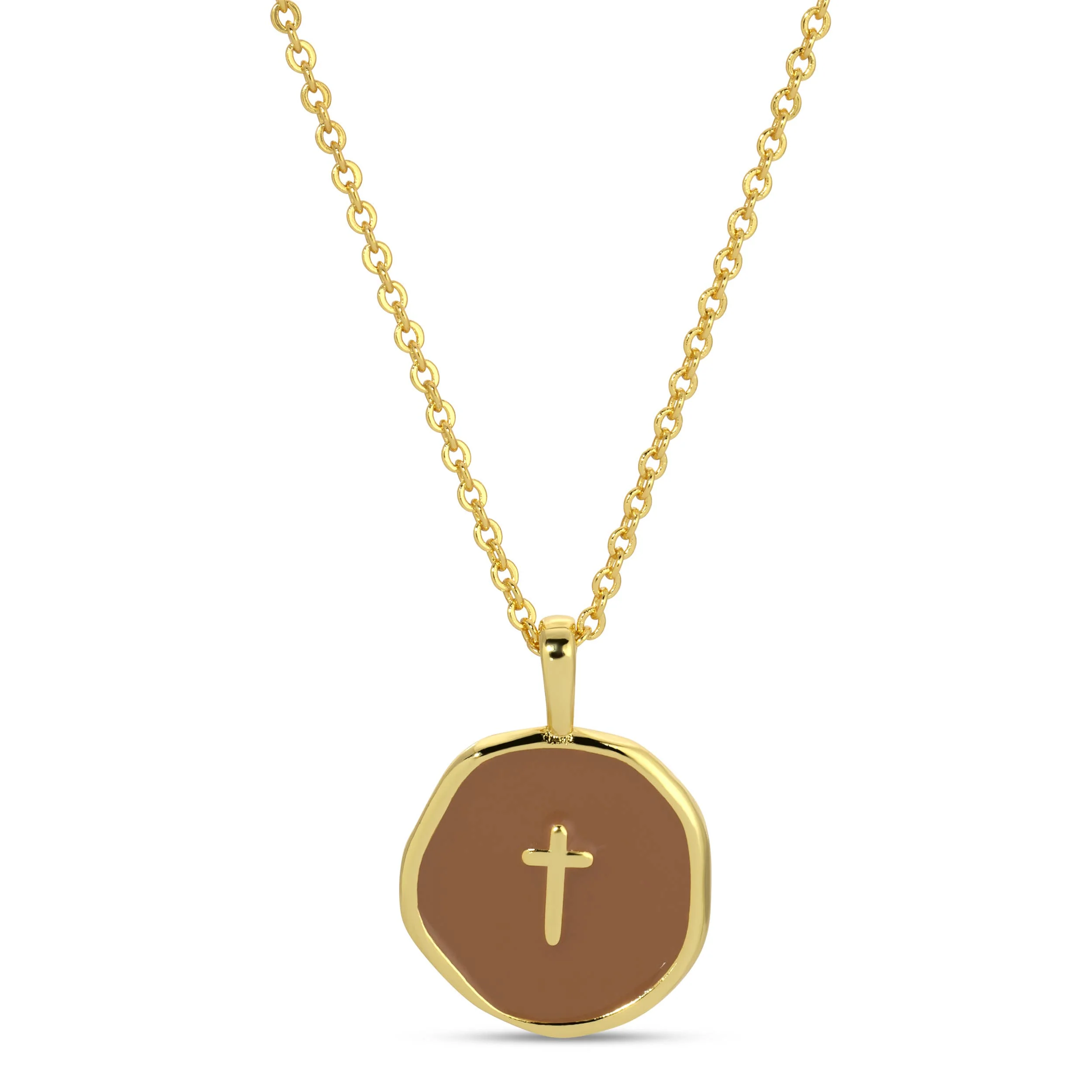 Tiny Cross Pendant Necklace - Image 12