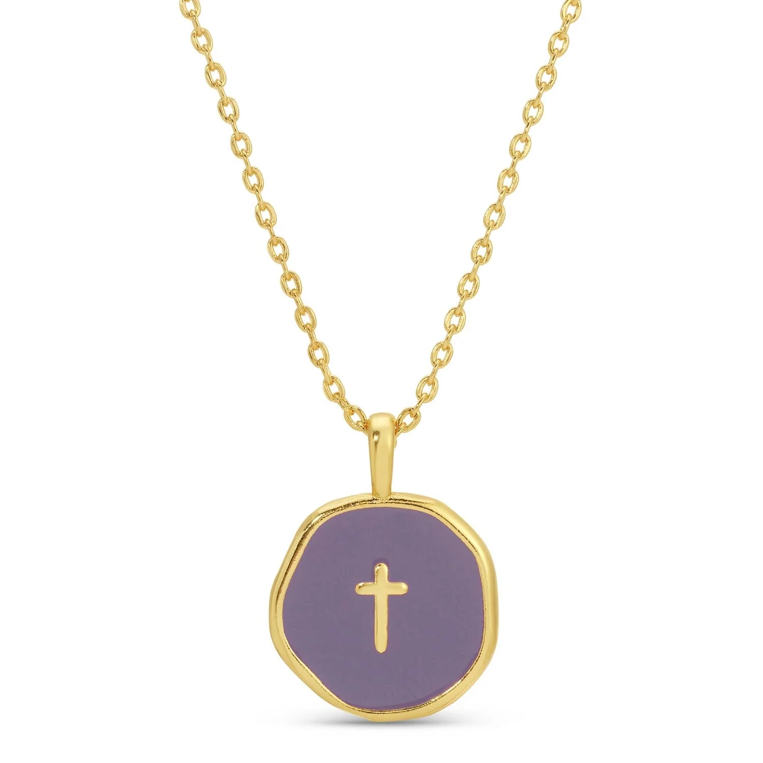 Tiny Cross Pendant Necklace - Image 13