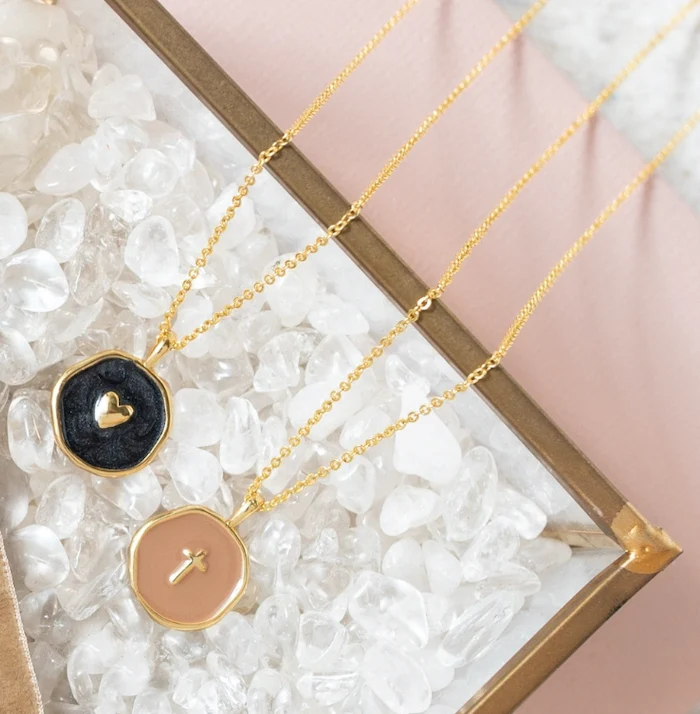 Tiny Cross Pendant Necklace - Image 8