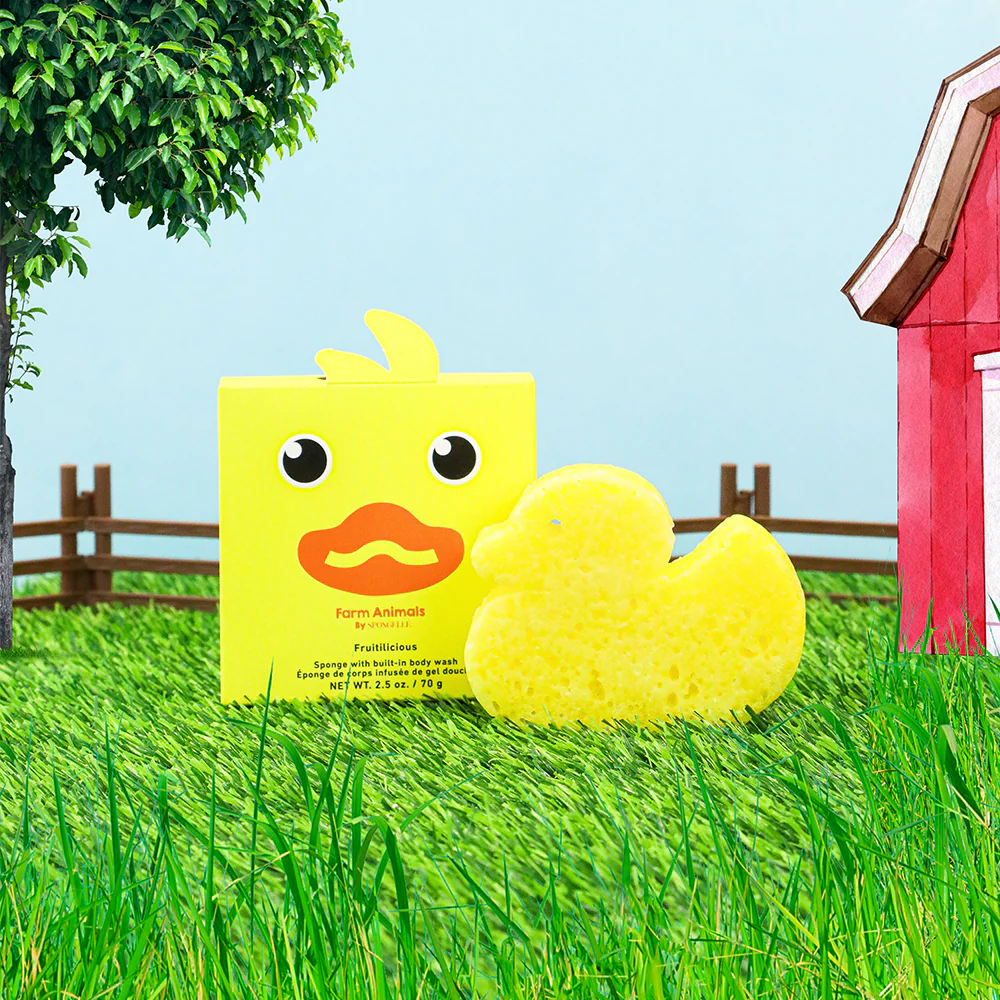 Valentines Day Gifts - Danny Duck Farm Animals Sponge |