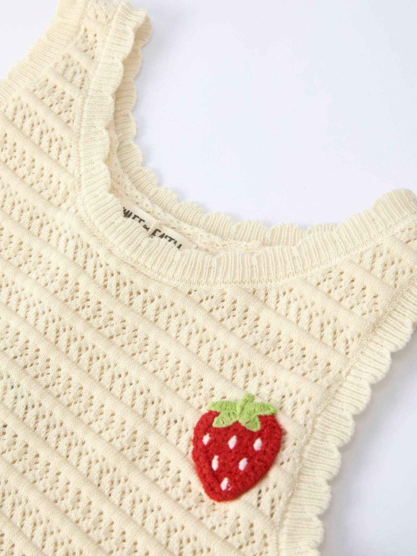 Spring Strawberry Baby Girl Set: 4 - Image 4