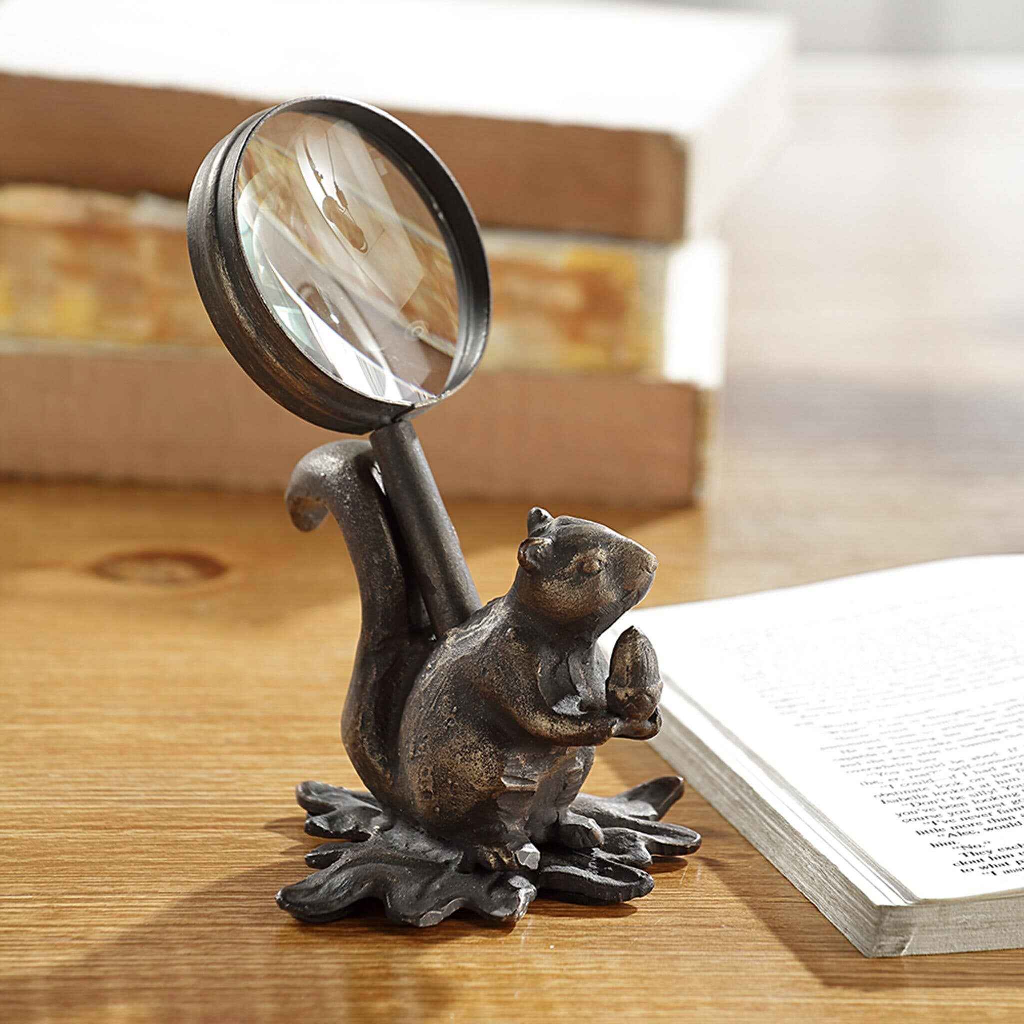 Squirrel Magnifier Glass (2 piece)
