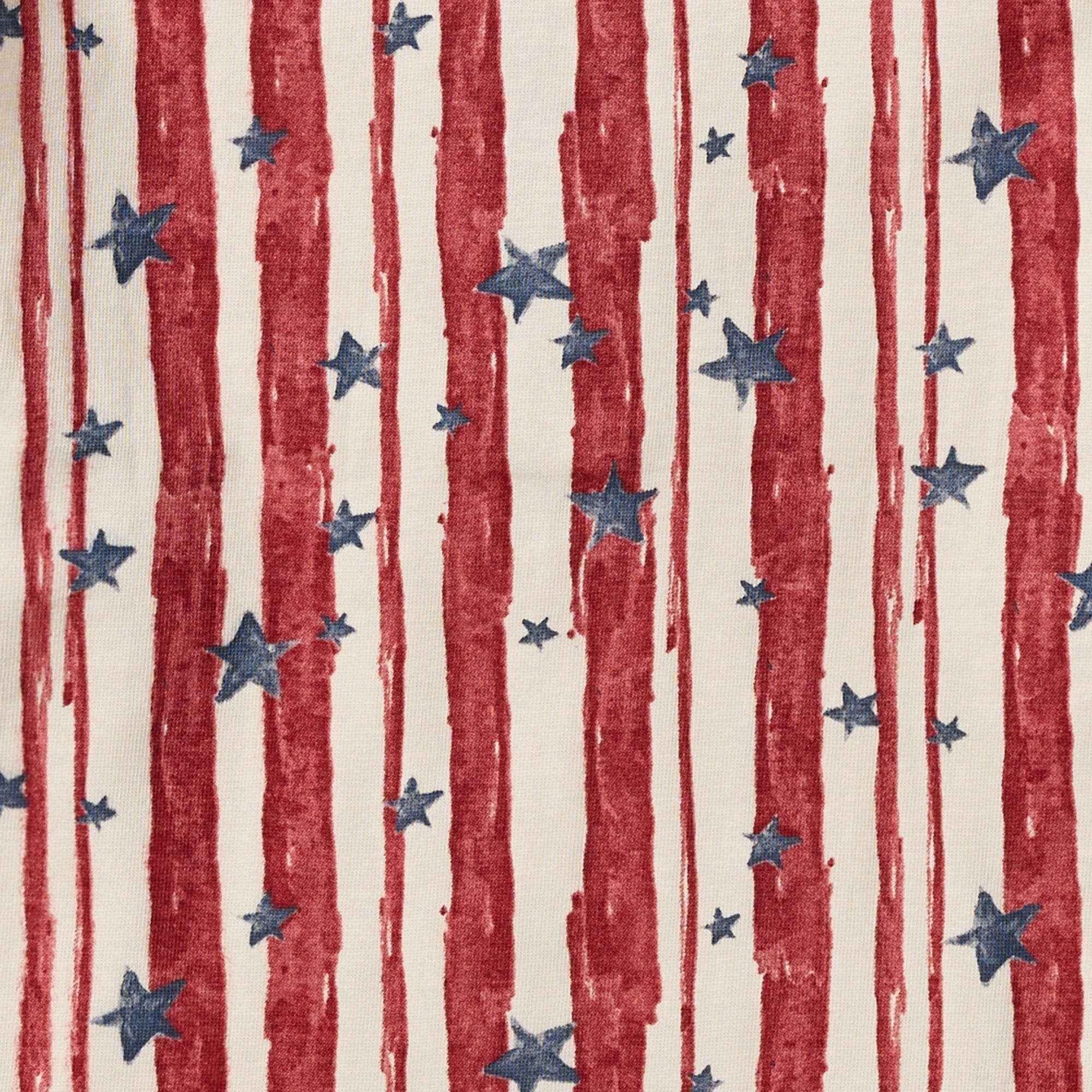 Stars & Stripes Baby Boy Romper: 12M - Image 4