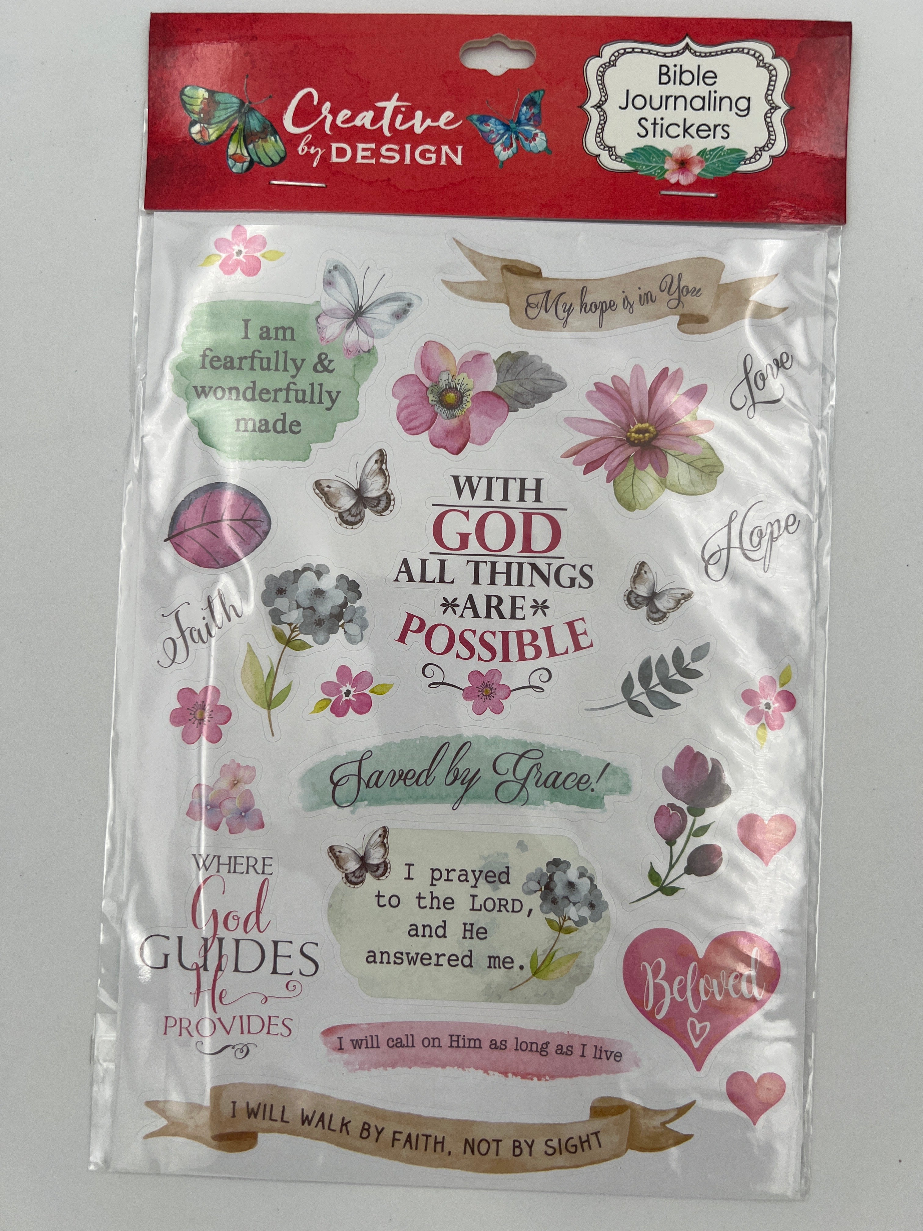 Stickers for Bible Journaling-3 Sheets