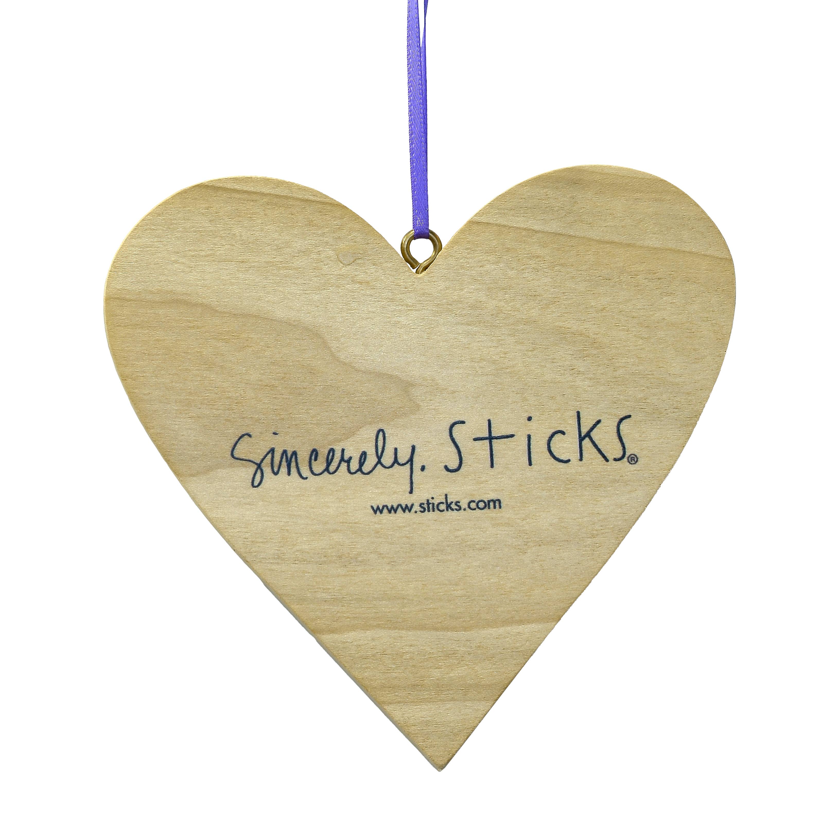 "Amor" Heart Ornament - Image 2