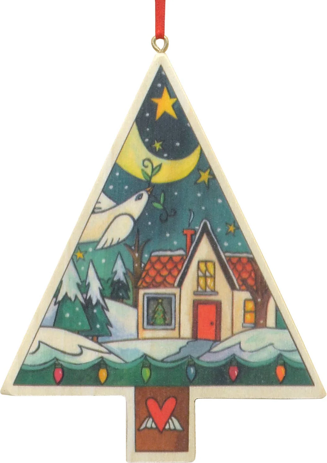 "Christmas Cottage" Ornament