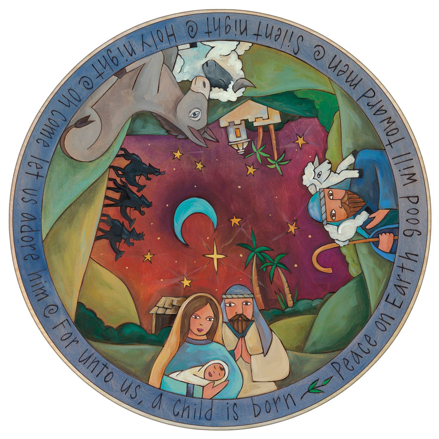 "First Noel" Christmas Limited Edition Lazy Susan