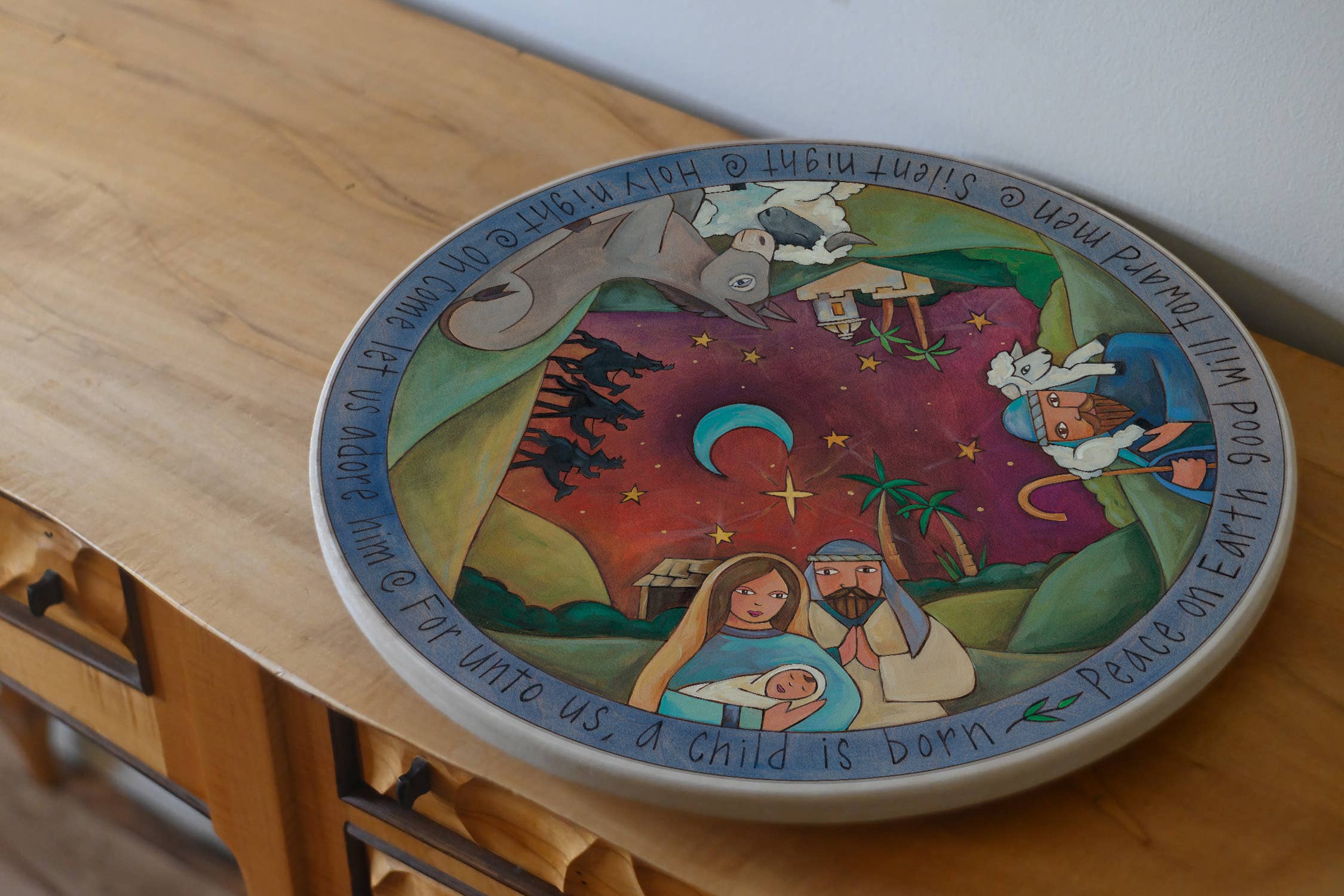 "First Noel" Christmas Limited Edition Lazy Susan - Image 3