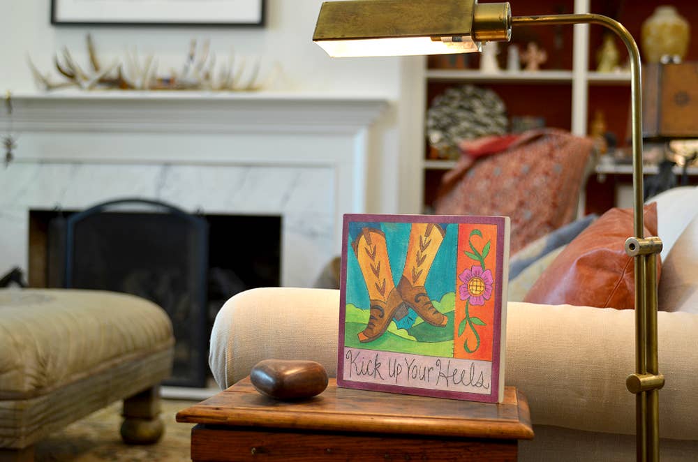 "Life Is a Two-Step" Wall Plaque - 9x9 - Image 2
