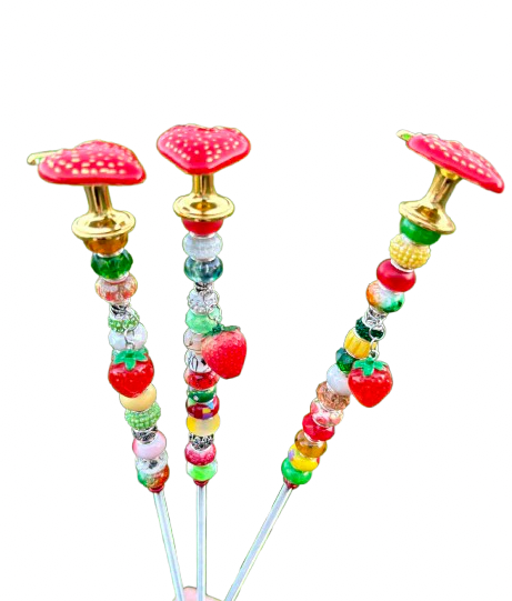 Strawberry Garden Stake: 13 inch - Image 4