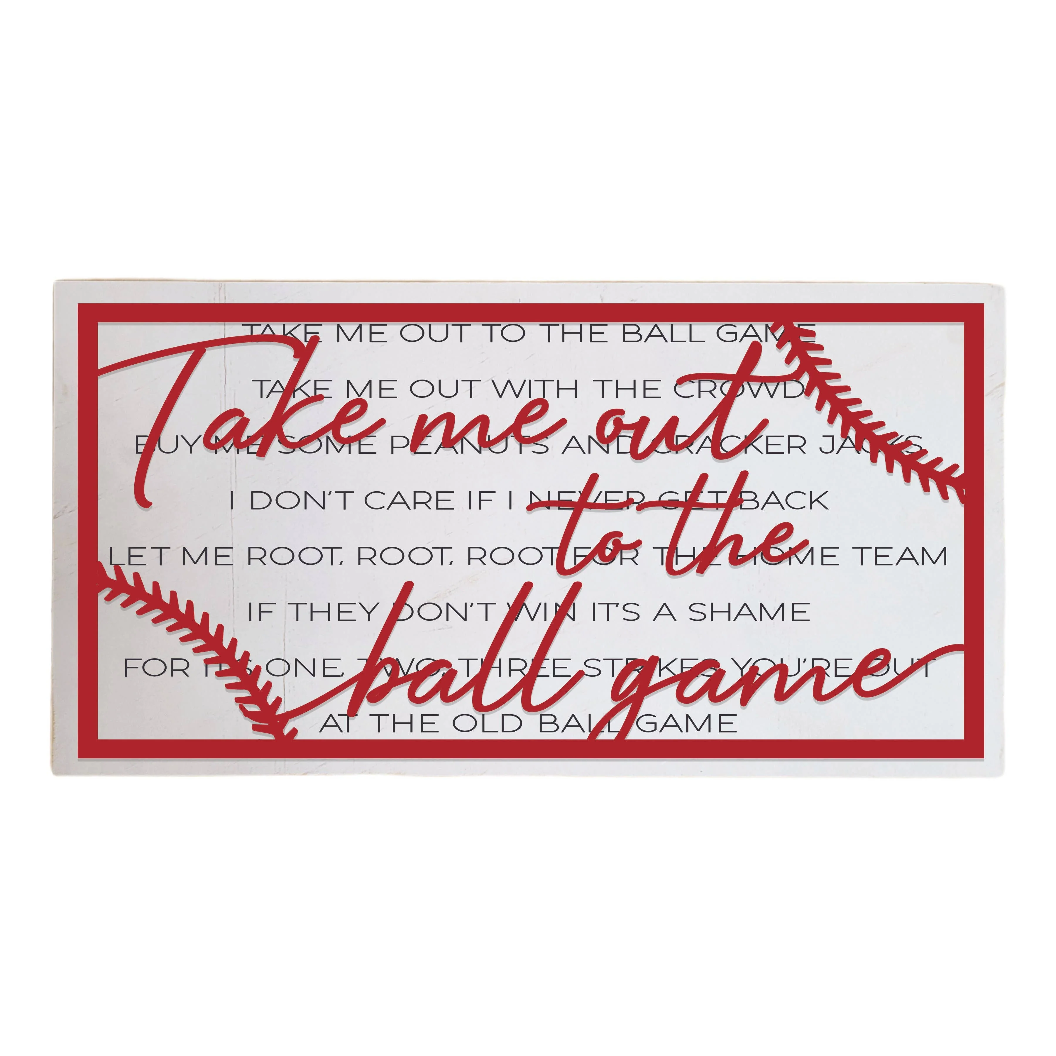 Take me Out to The Ball Game Layered Sign - Image 2