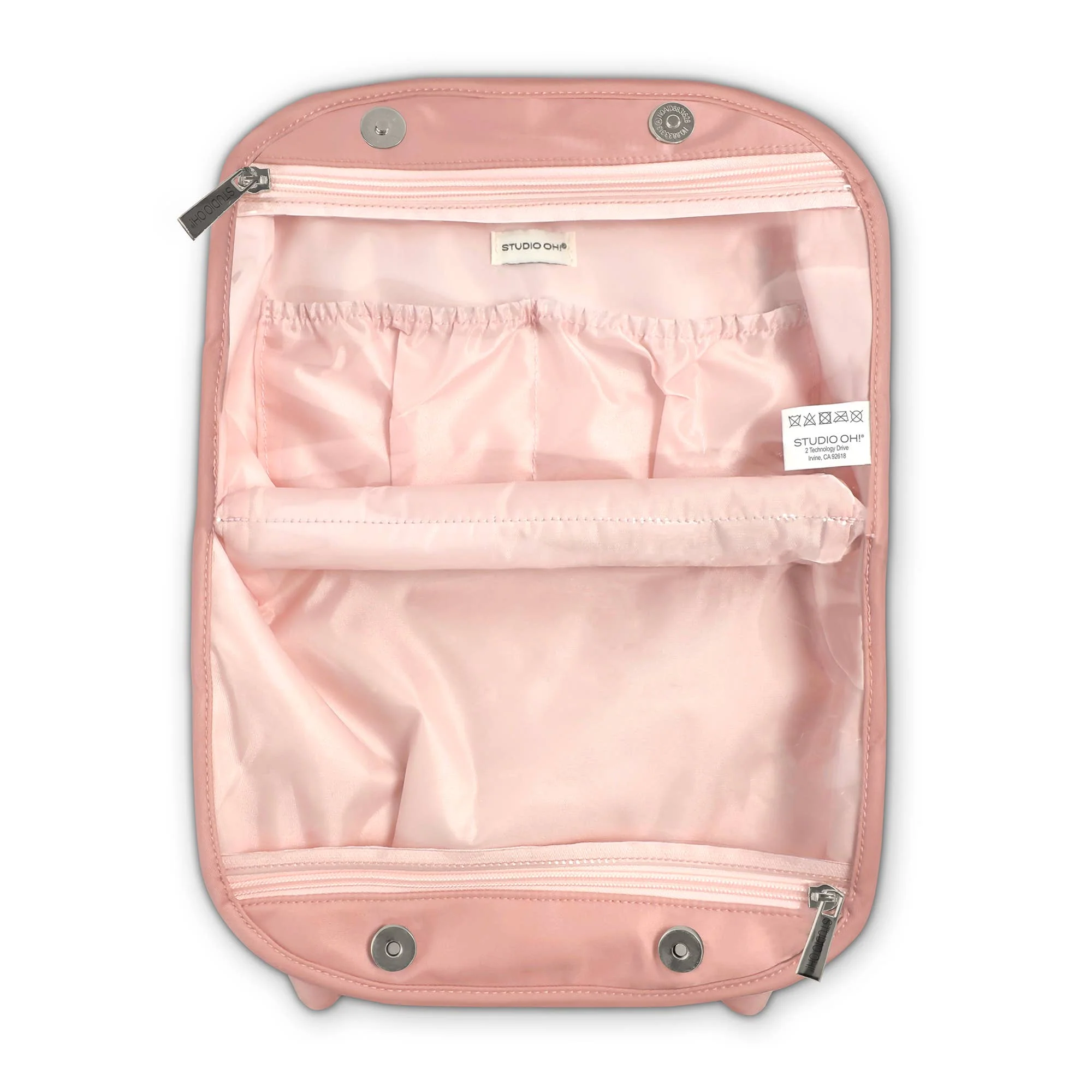 Honeyed Pink Brigitte Cosmetic Pouch - Image 2