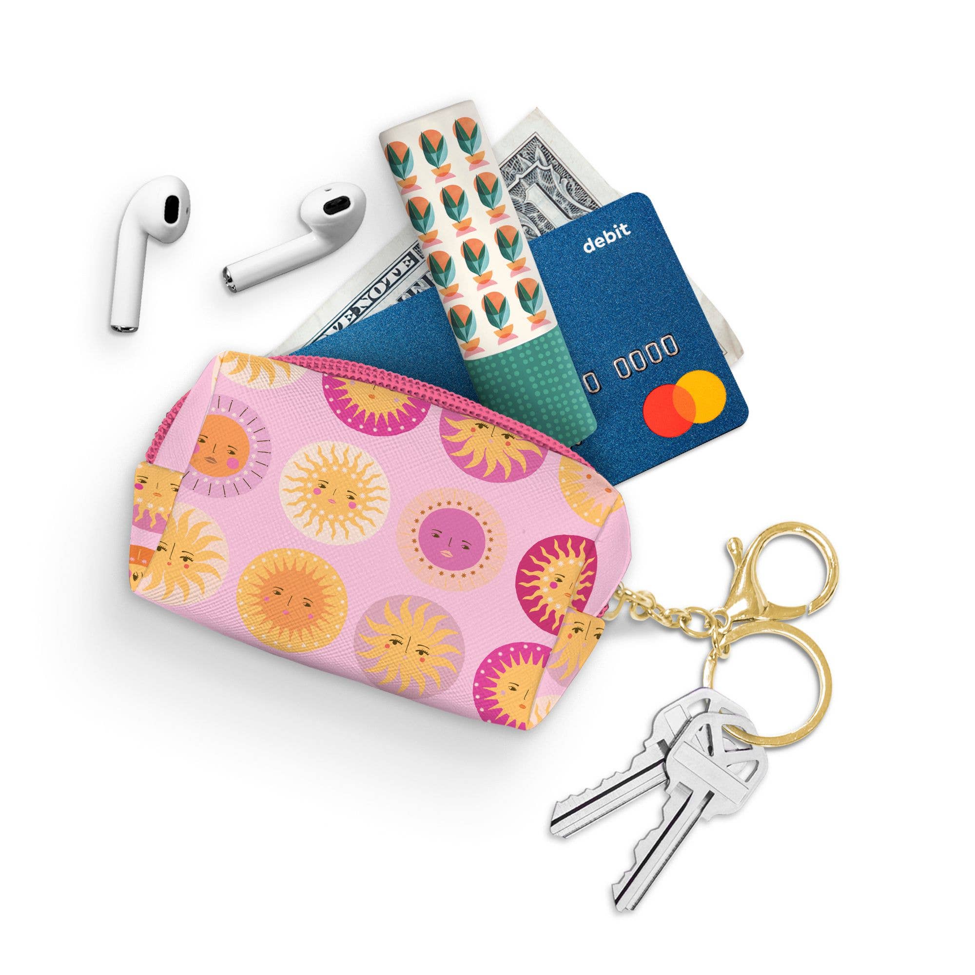 On the Sunny Side Key Chain Pouch - Image 2