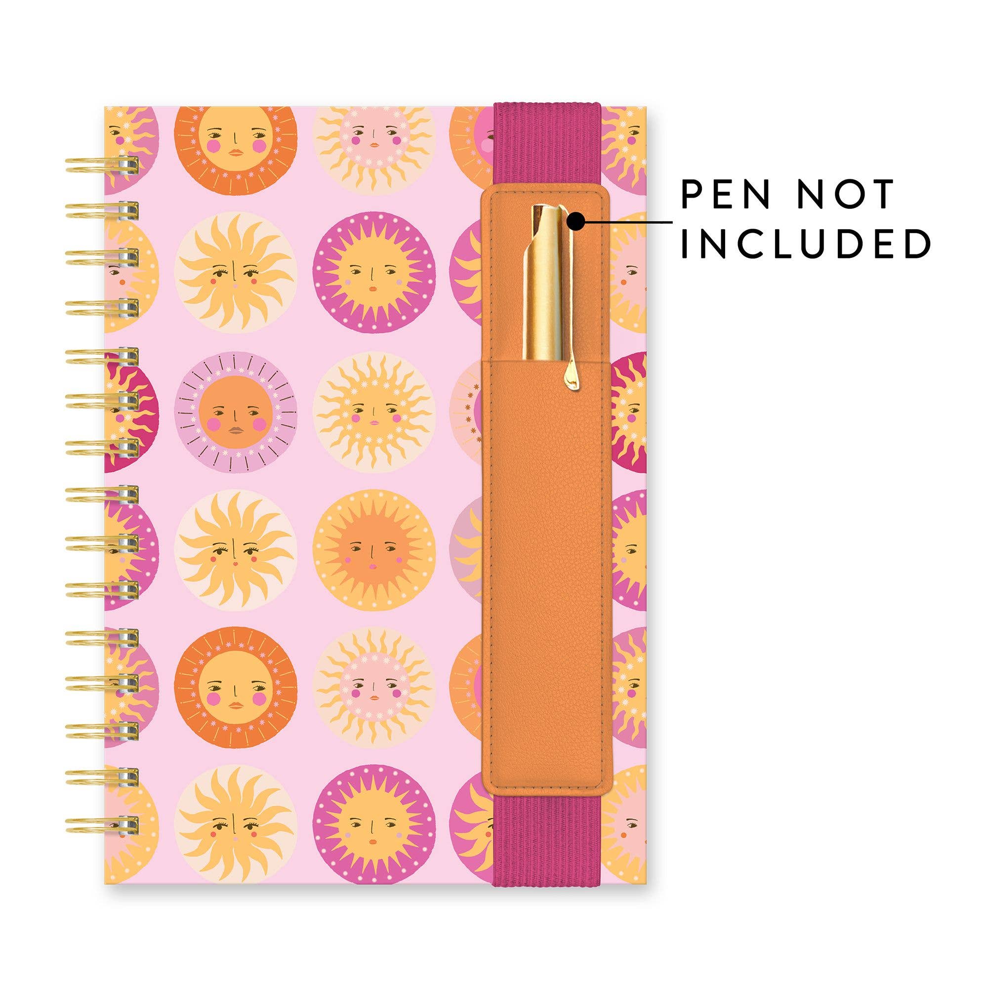 On the Sunny Side Oliver Notebook with Pen Pocket - Image 6