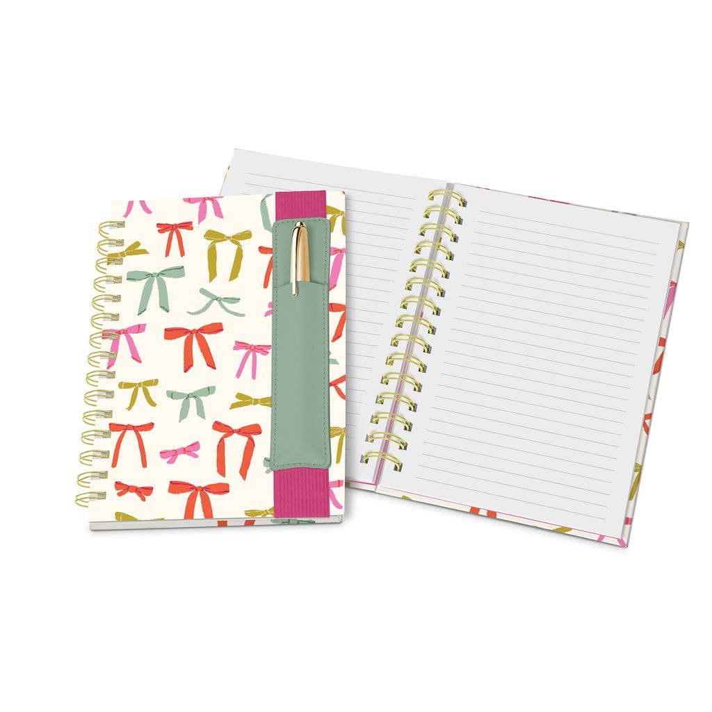 Put a Bow on It Oliver Notebook with Pen Pocket - Image 2