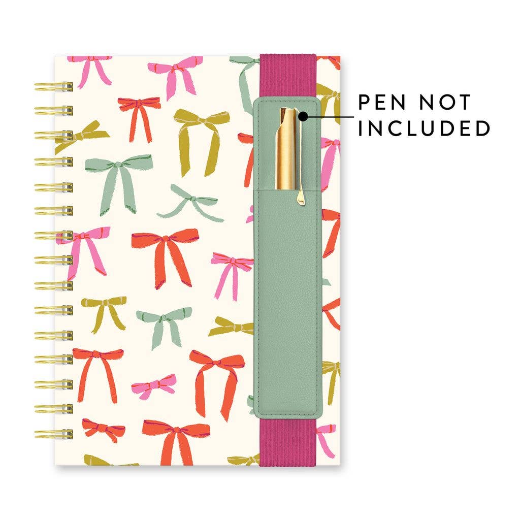 Put a Bow on It Oliver Notebook with Pen Pocket - Image 3