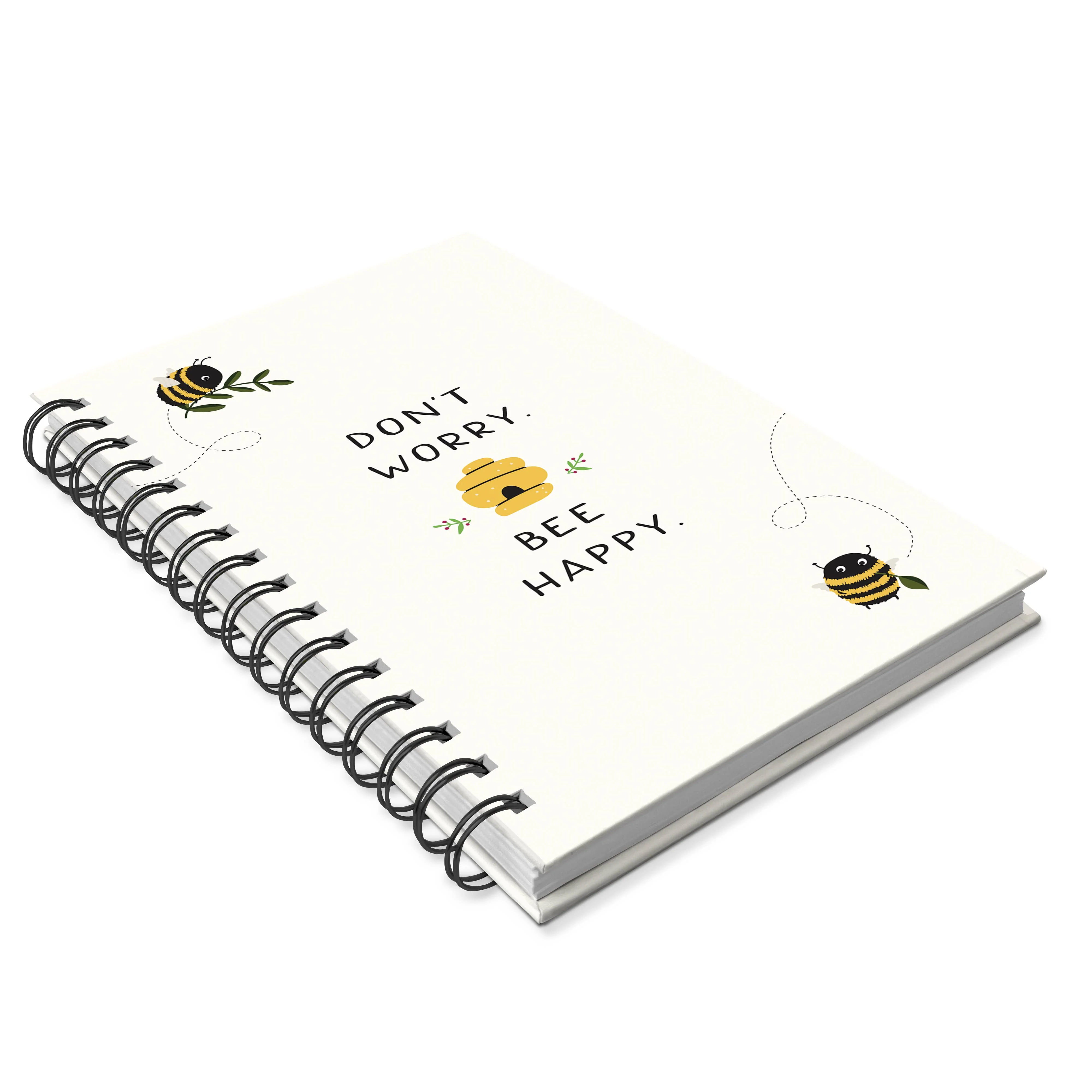 Spiral Notebook Don't Worry Bee Happy - Image 2