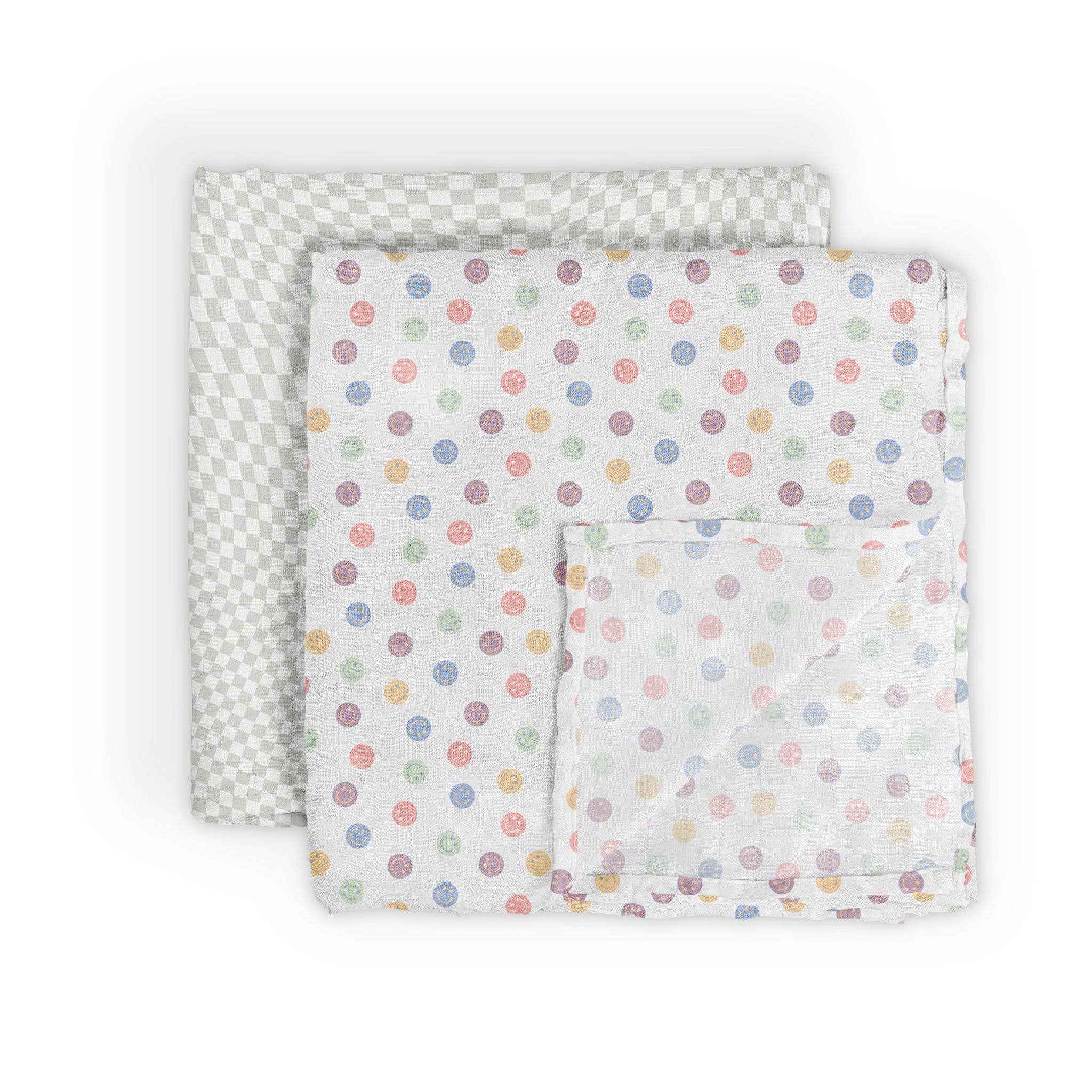 Swaddle Blanket Set Happy Baby Vibes - Image 3