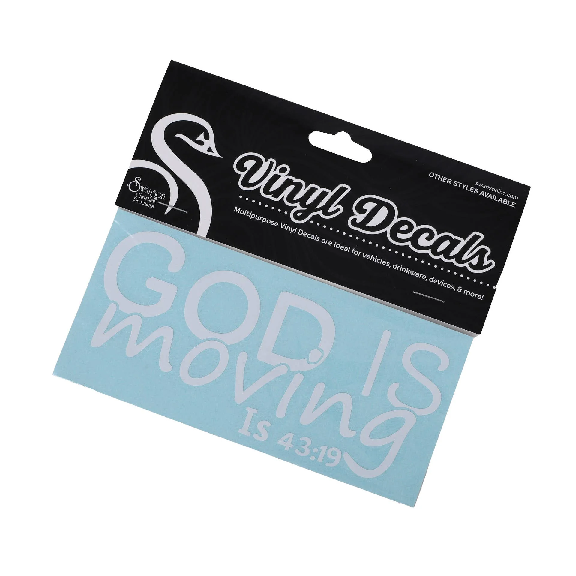 Swanson Christian Products - Decal Vinyl - God Is Moving - Image 2