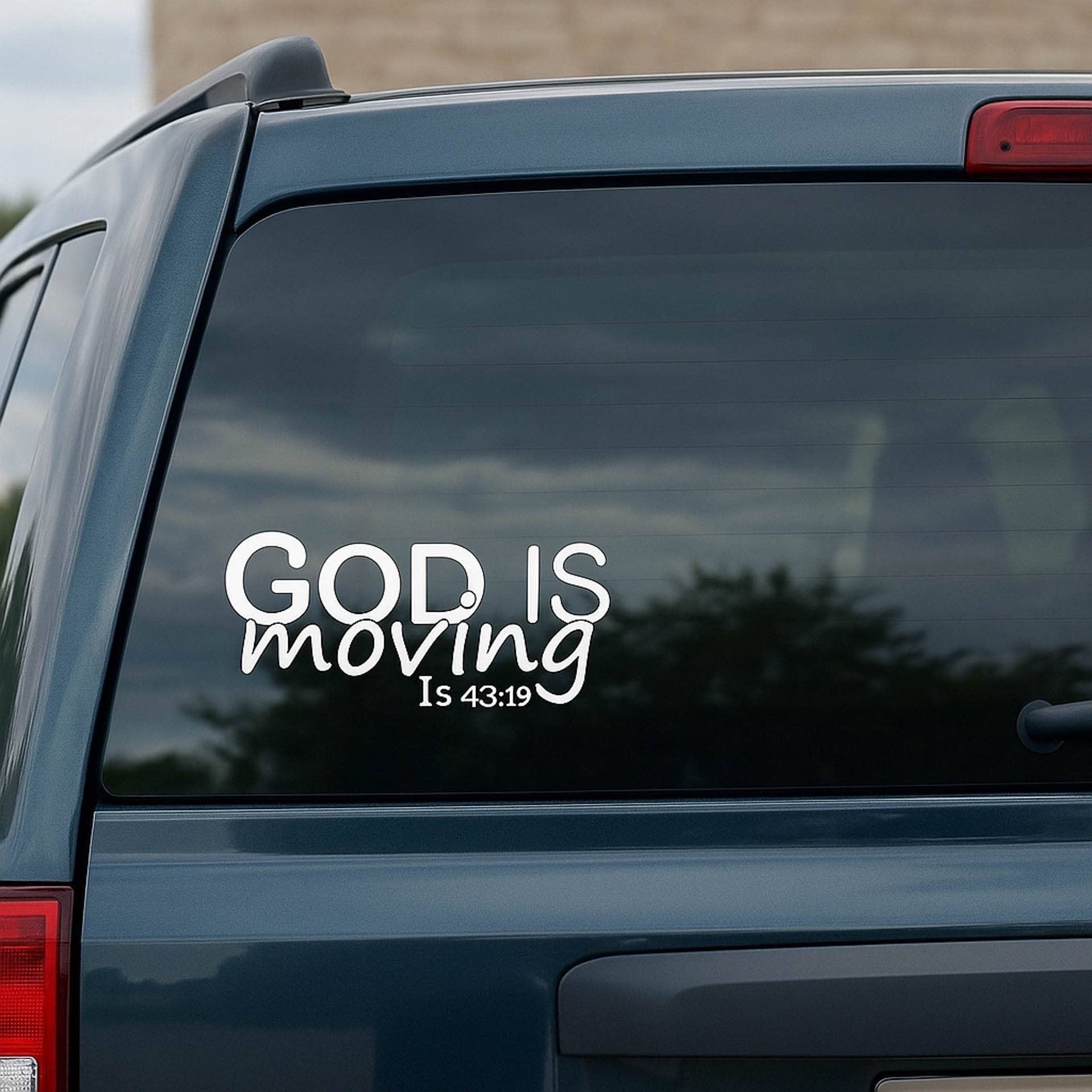 Swanson Christian Products - Decal Vinyl - God Is Moving - Image 3