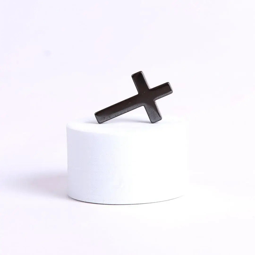 Swanson Christian Products - Hematite Pocket Cross W/ Card - Pack of 50 - Image 4