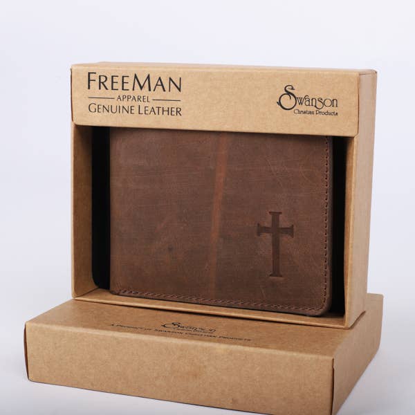 Swanson Christian Products - Men's Wallet - Leather - Cross - Image 2