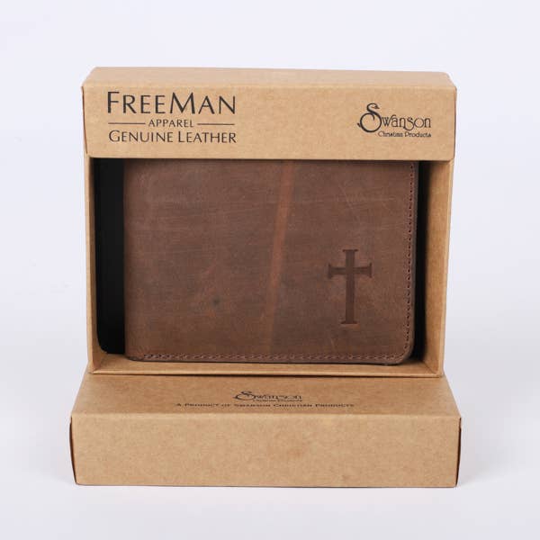 Swanson Christian Products - Men's Wallet - Leather - Cross - Image 3