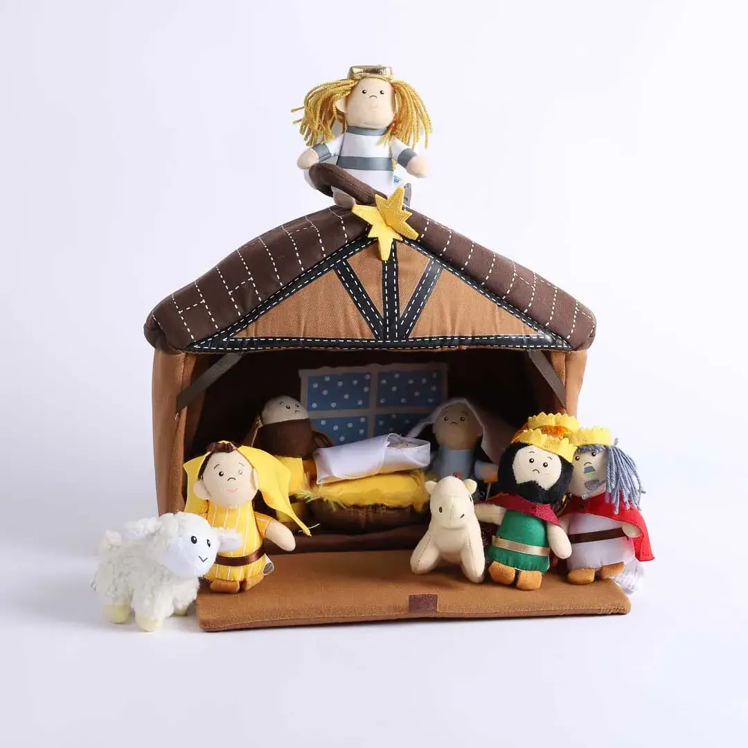 Swanson Christian Products - Plush Nativity 11 Piece Play Set