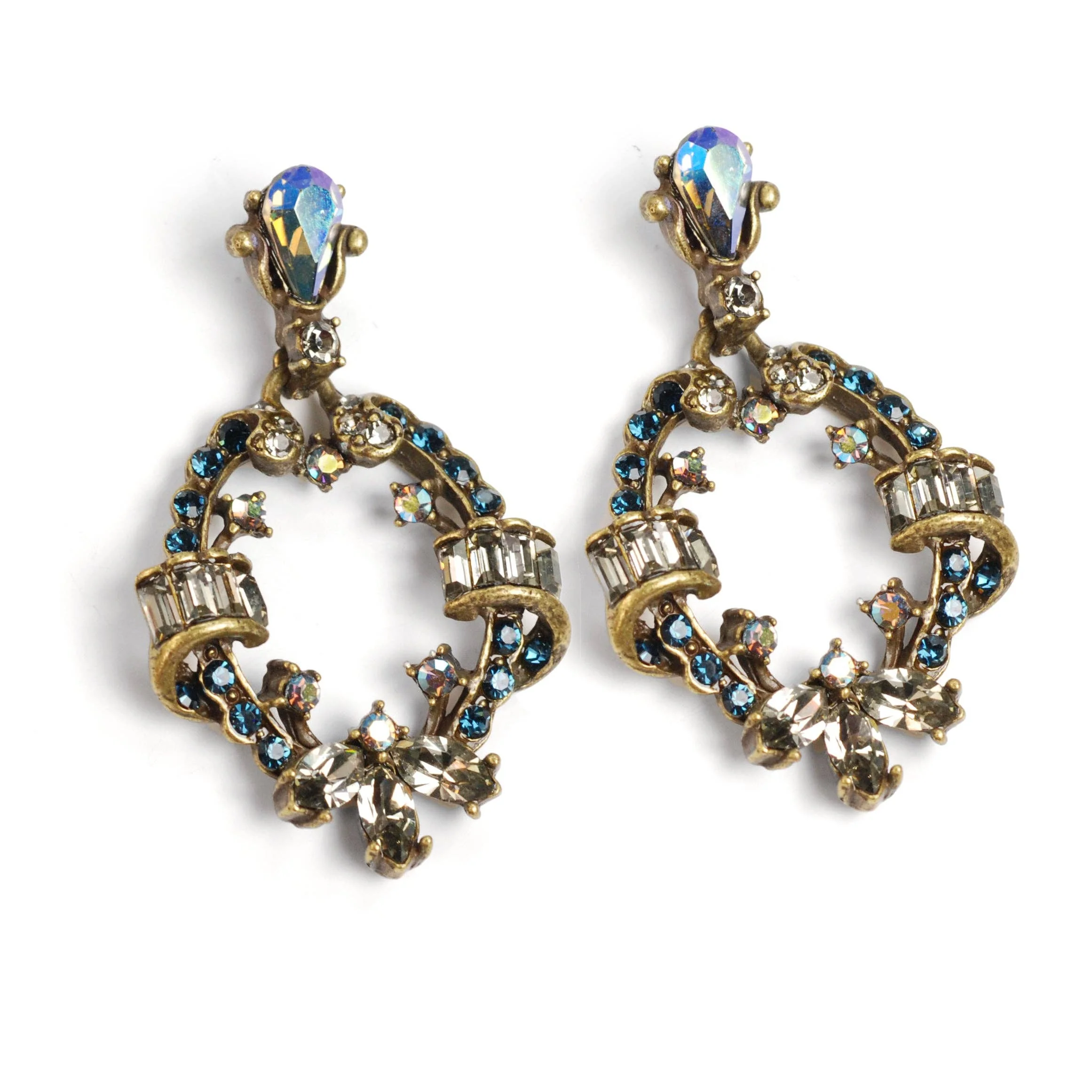 Crystal Loop Earrings - Image 5