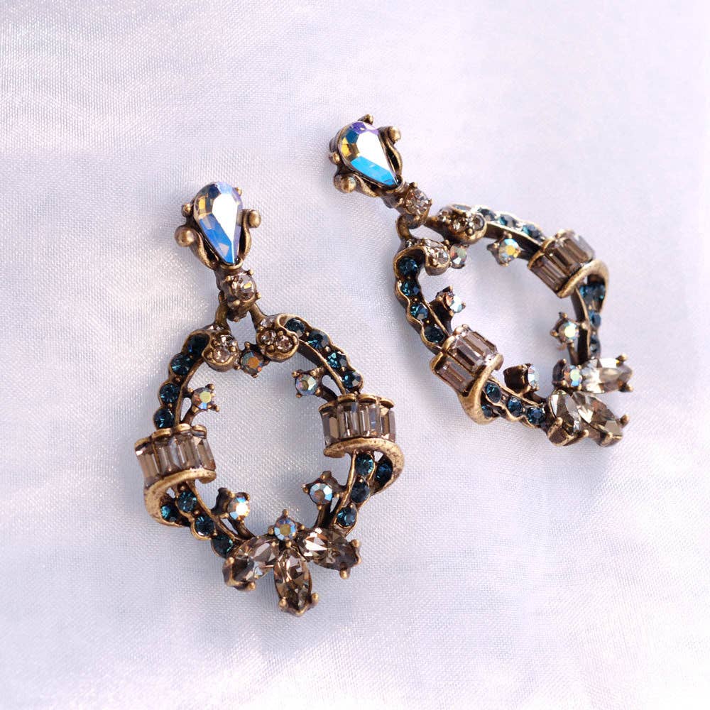 Crystal Loop Earrings - Image 6