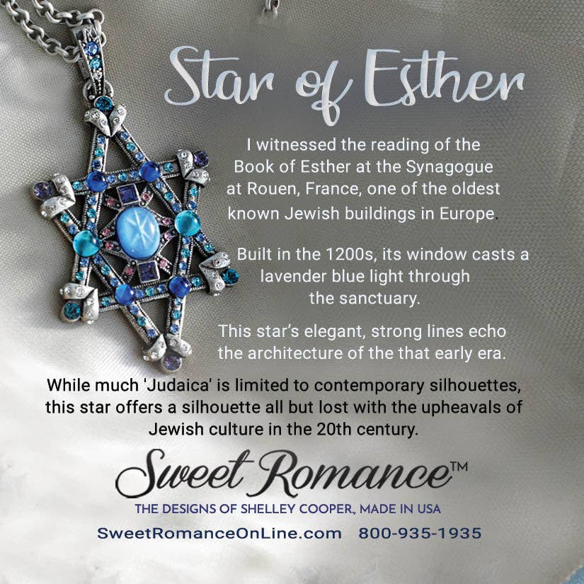 Star of Esther Magen David Necklace - Image 4