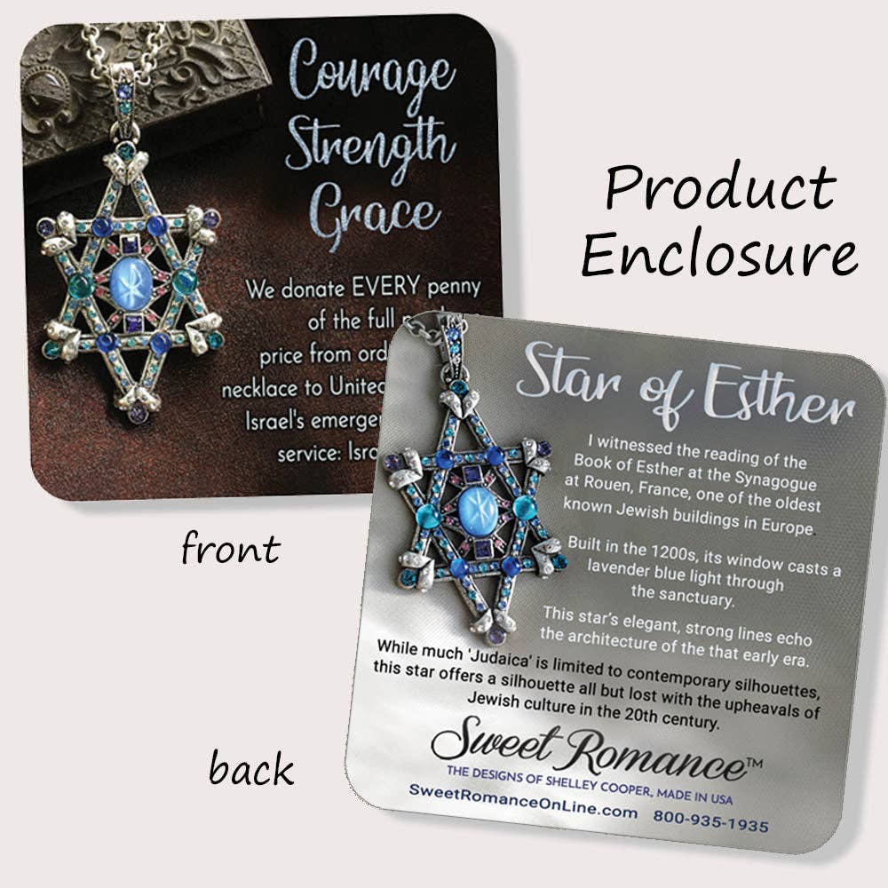 Star of Esther Magen David Necklace - Image 6