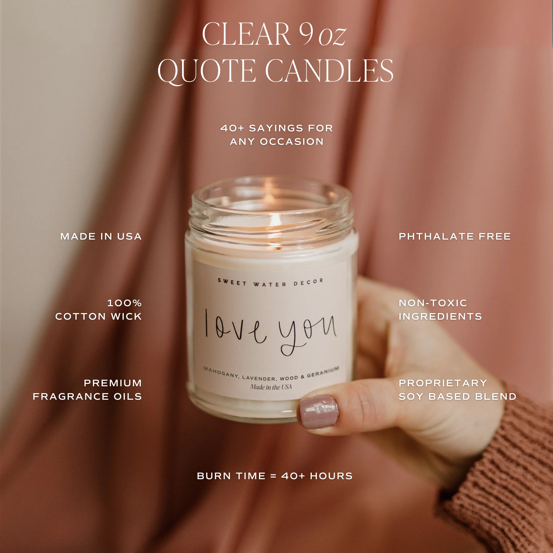 Happily Ever After 9 oz Soy Candle - Home Decor & Gifts - Image 3