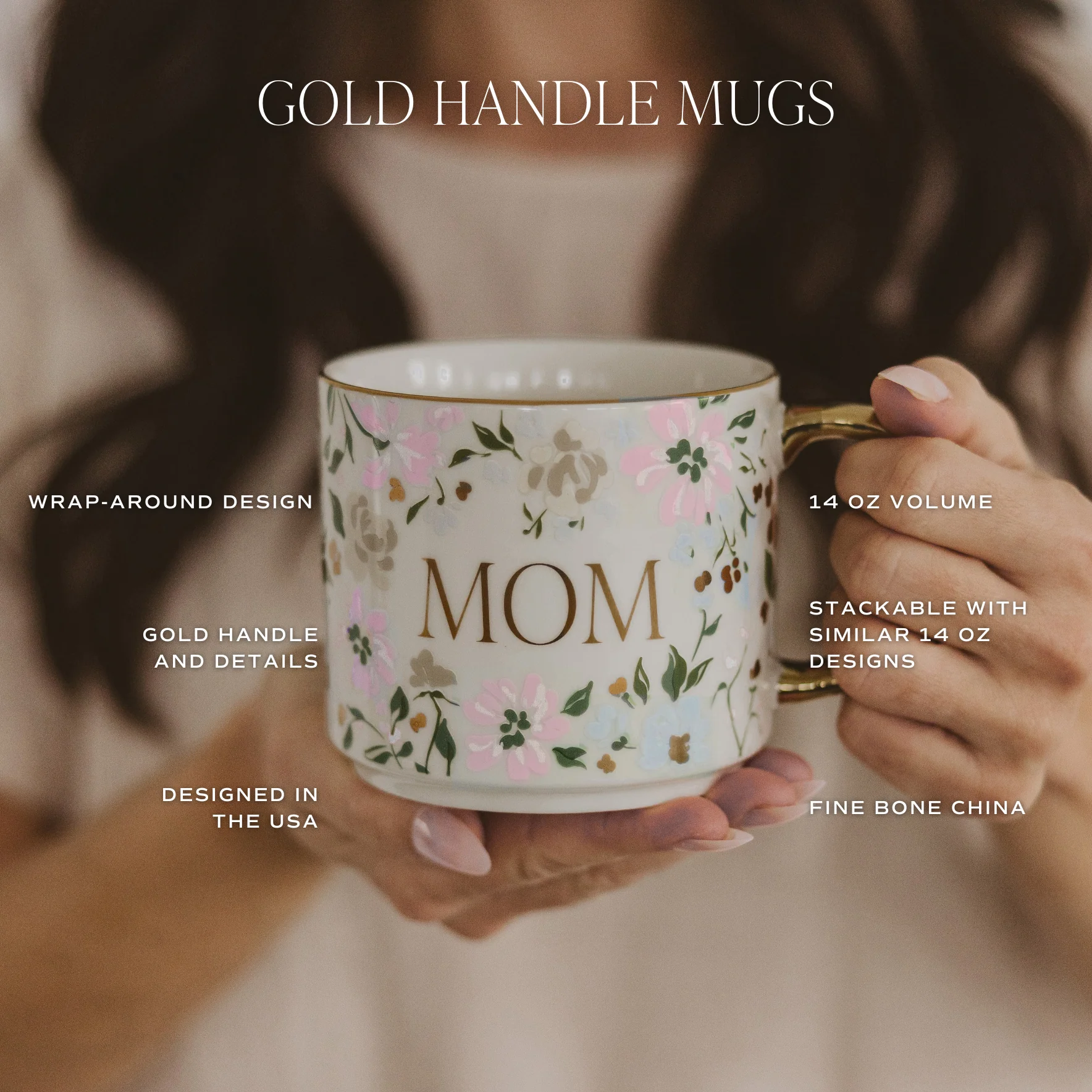 Gold Mom Coffee Mug - Spring & Mother's Day Gifts - Image 3