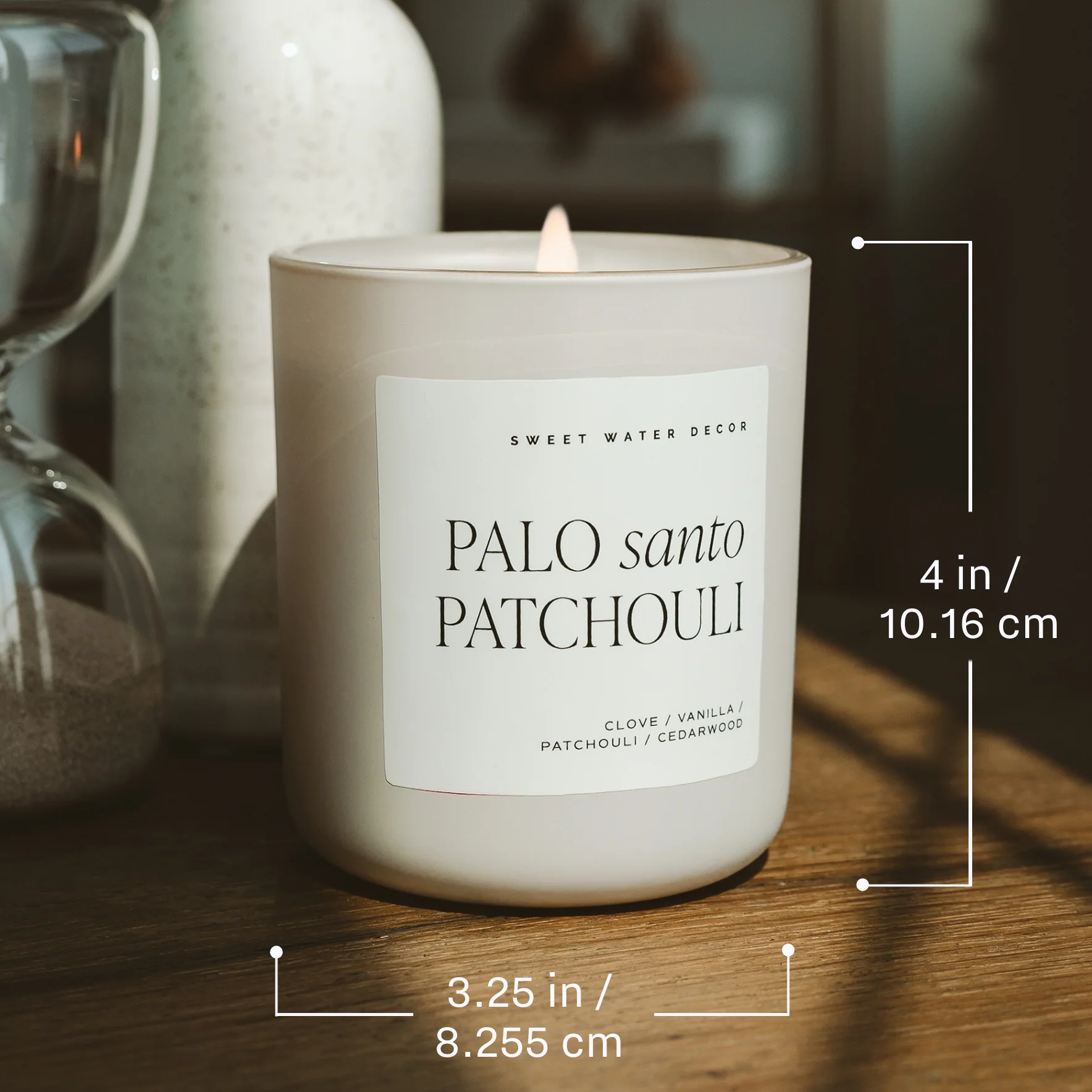 Salt and Sea 15 oz Soy Candle, Matte Jar - Image 6