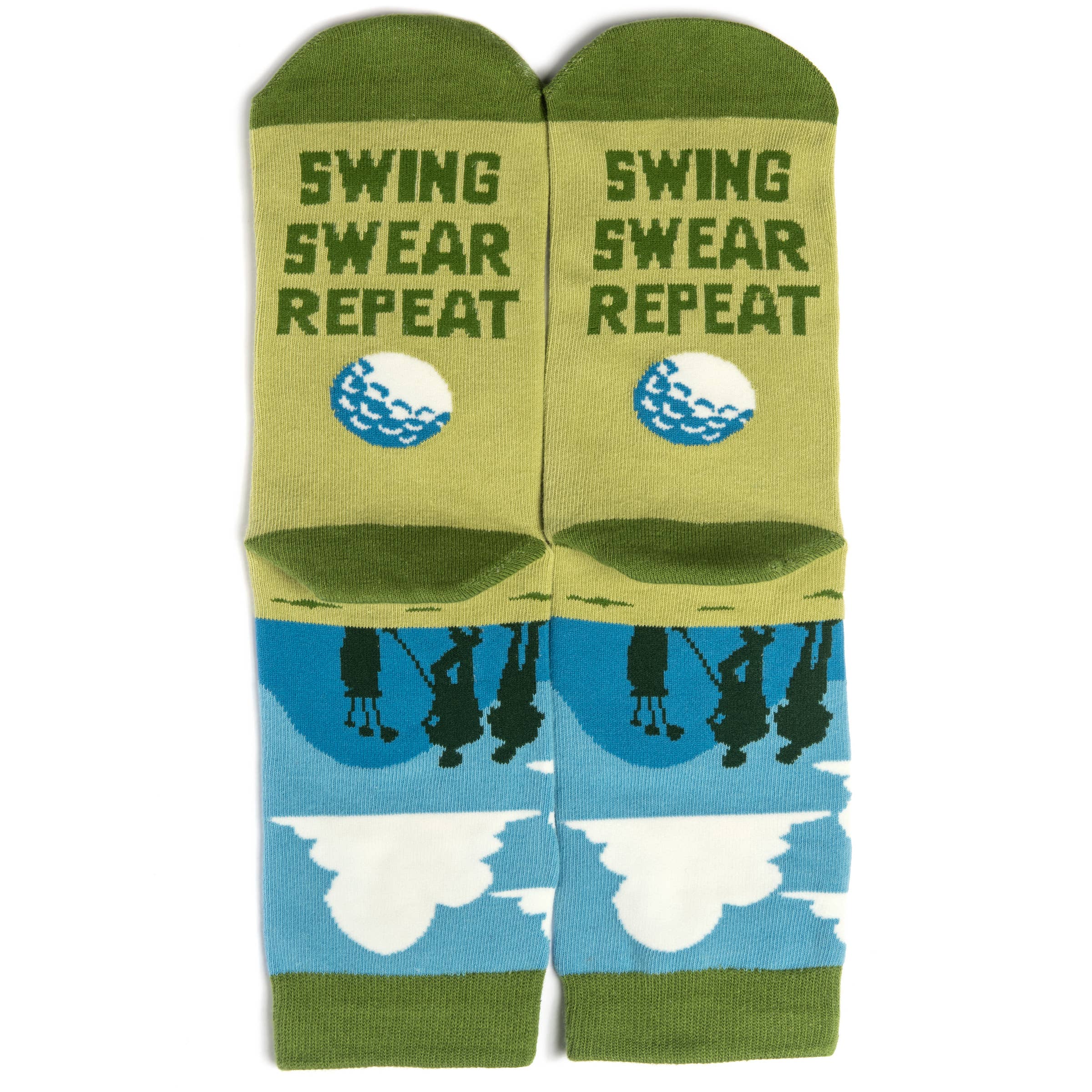Swing Swear Repeat Golf Socks - Image 5