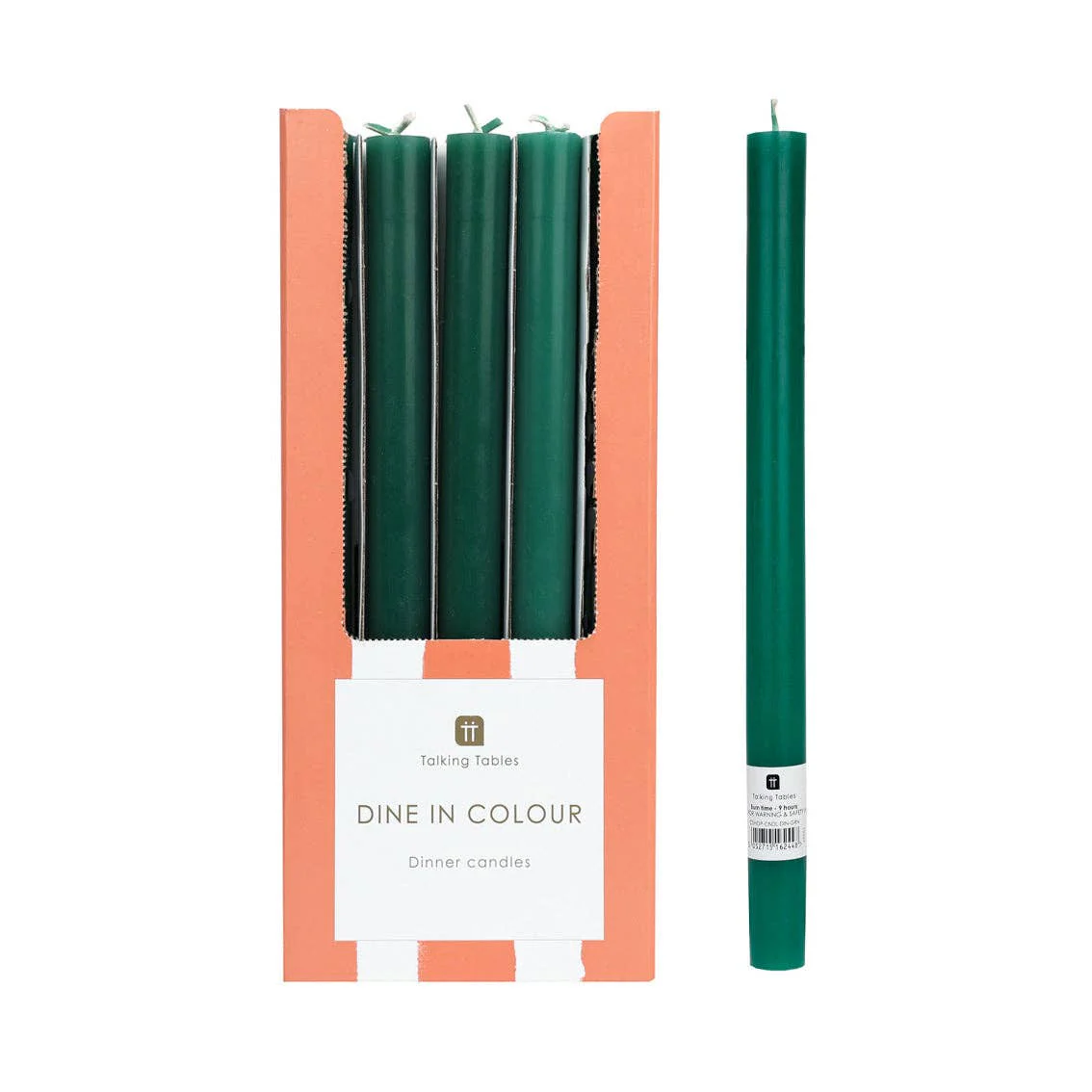 Green Dinner Candles - Image 3