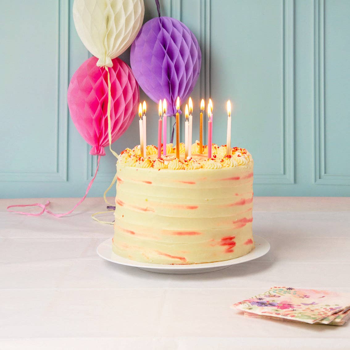 Rose Birthday Candles - 16 Pack - Image 2