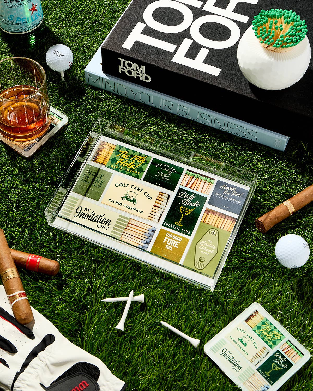 Golf Matchbook Small Tray - Image 2